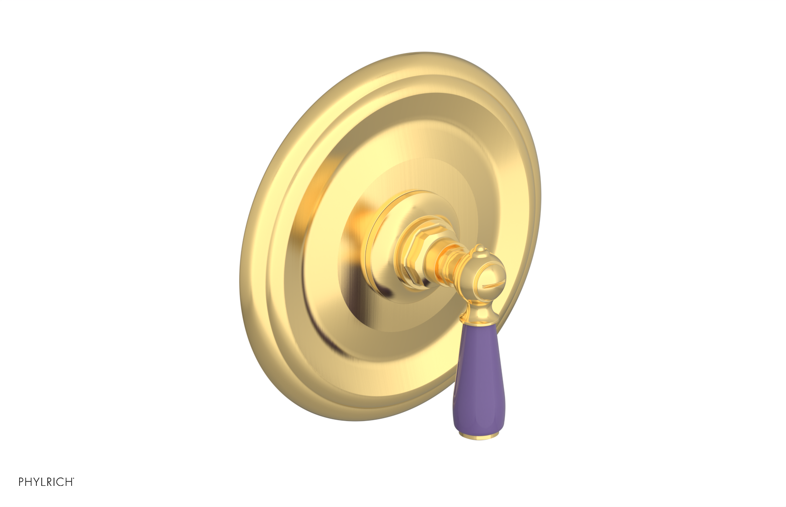 Phylrich Jamestown Thermostatic or Pressure Balance Shower Plate and Handle Trim