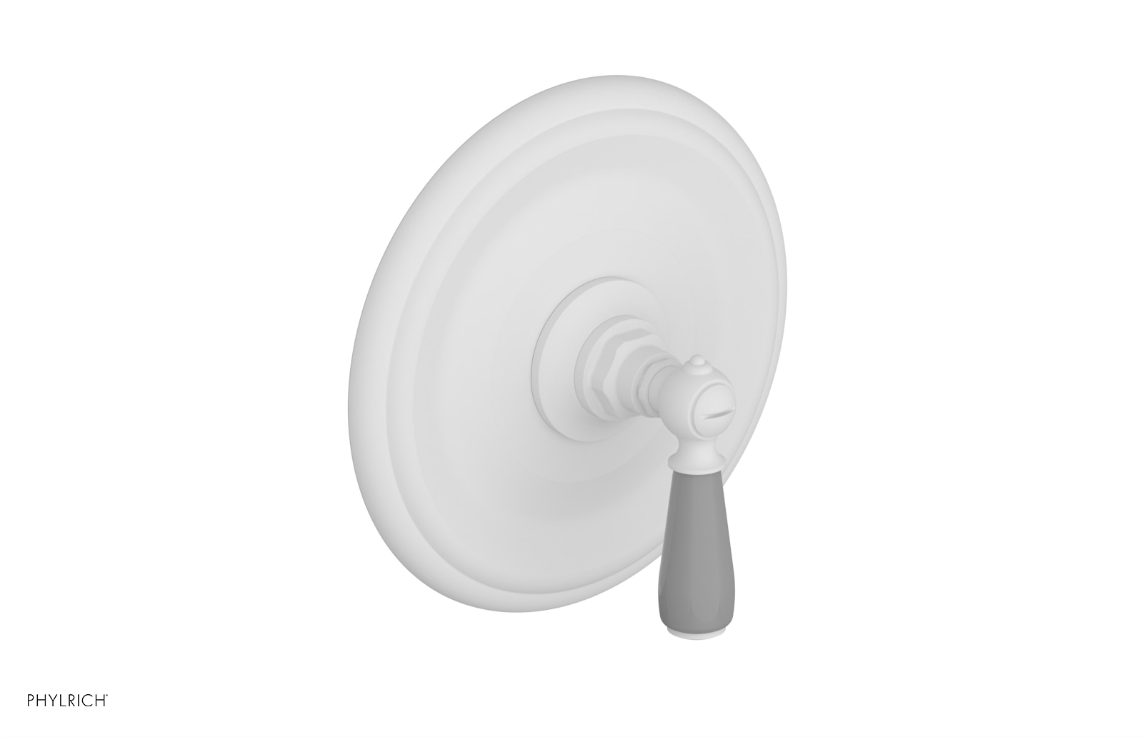 Phylrich Jamestown Thermostatic or Pressure Balance Shower Plate and Handle Trim