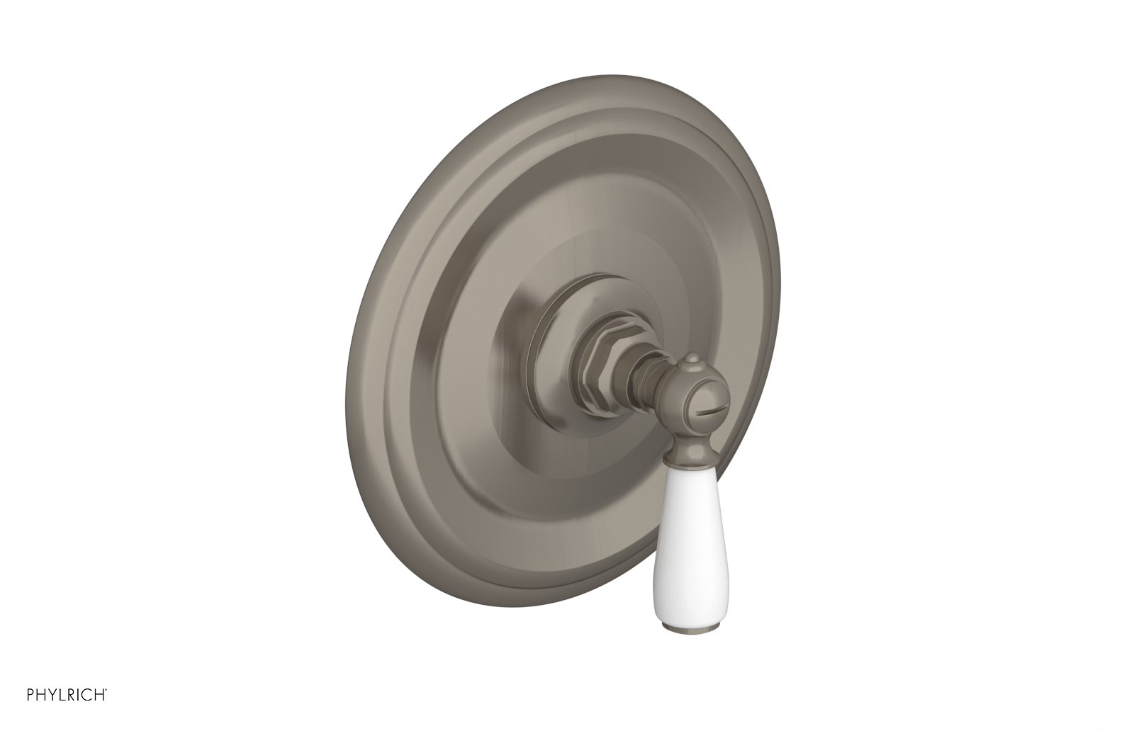 Phylrich Jamestown Thermostatic or Pressure Balance Shower Plate and Handle Trim