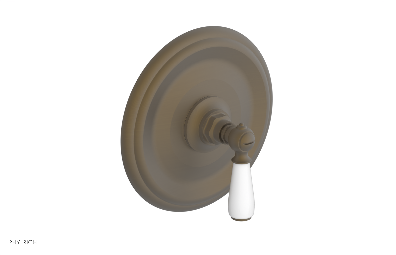 Phylrich Jamestown Thermostatic or Pressure Balance Shower Plate and Handle Trim