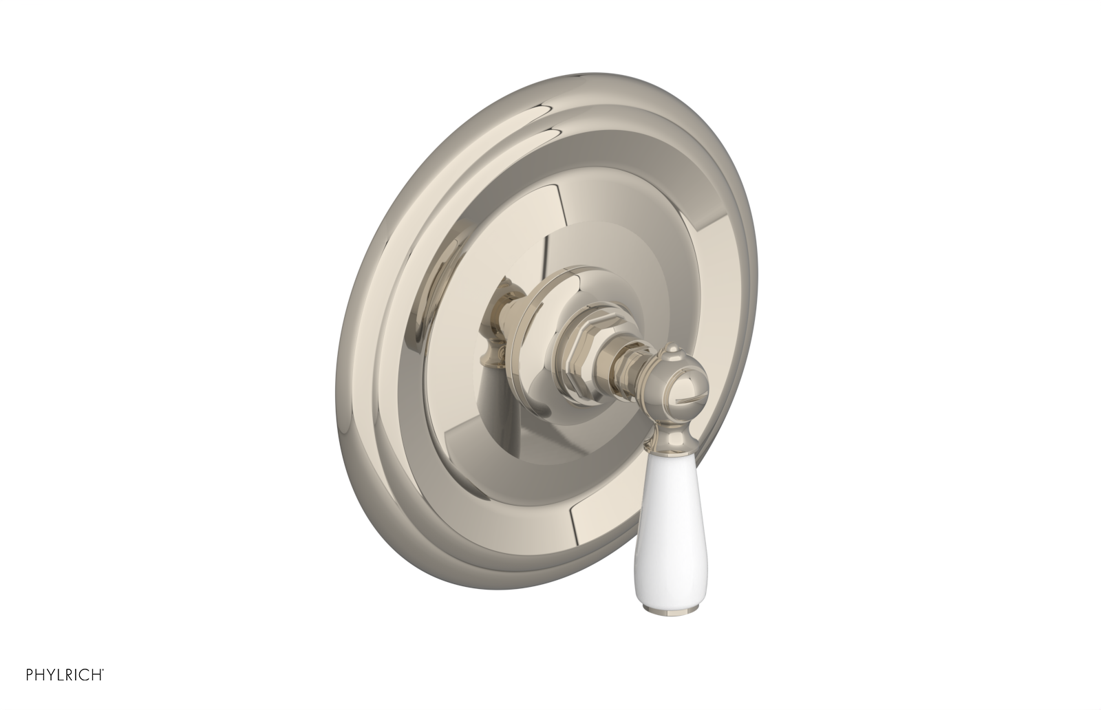 Phylrich Jamestown Thermostatic or Pressure Balance Shower Plate and Handle Trim