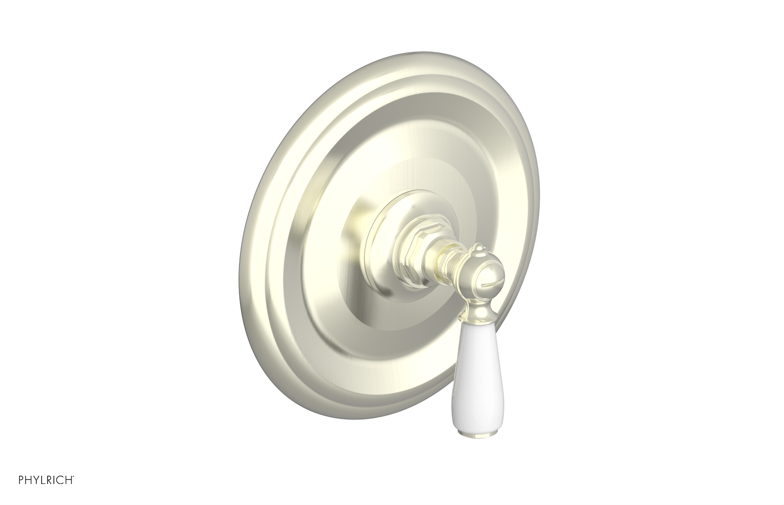 Phylrich Jamestown Thermostatic or Pressure Balance Shower Plate and Handle Trim