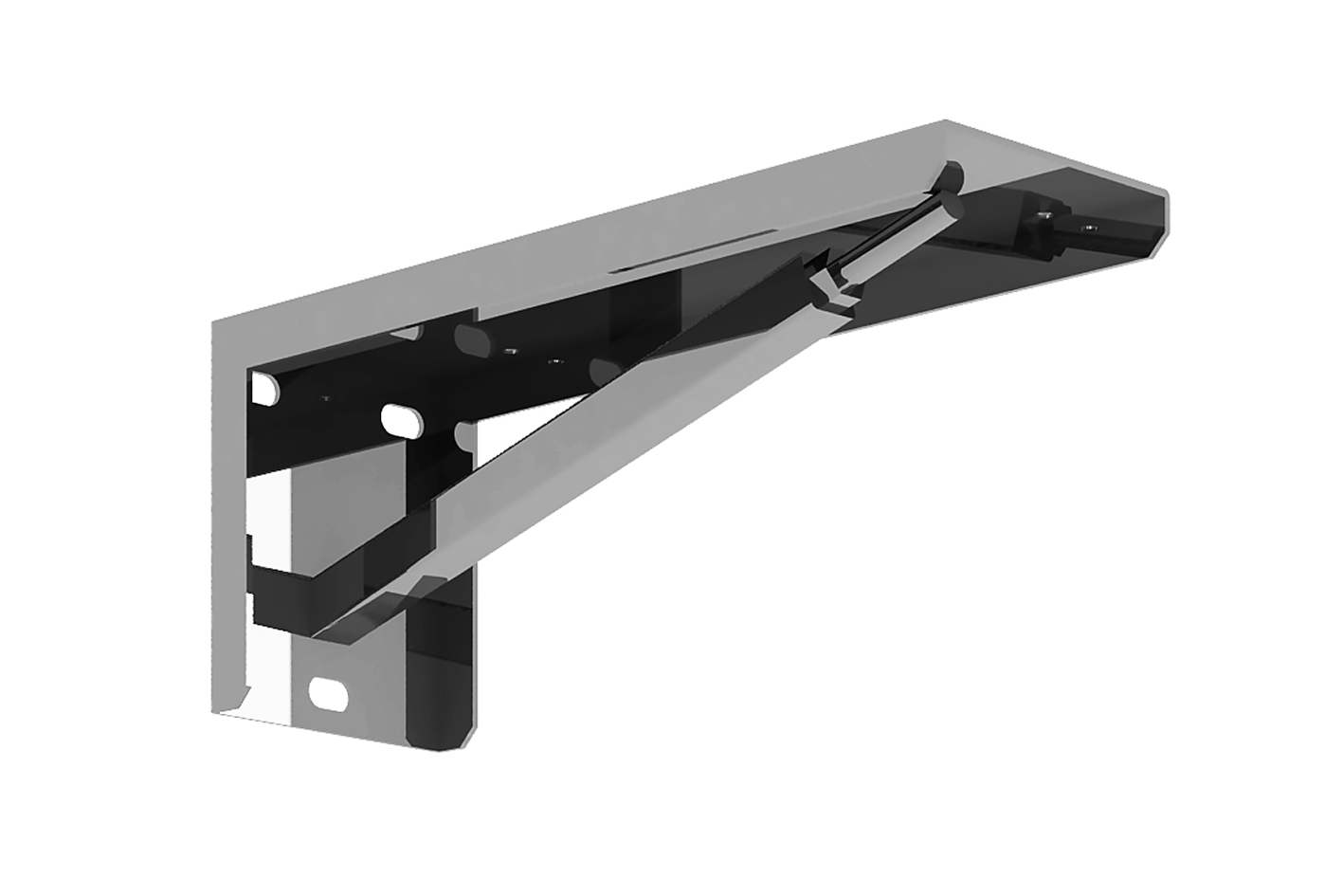 white matte wall brackets