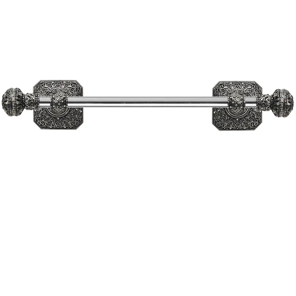 Carpe Diem Juliane Grace Towel Bar - 5/8" Smooth Bar - Decorated with Swarovski Crystals by Carpe Diem