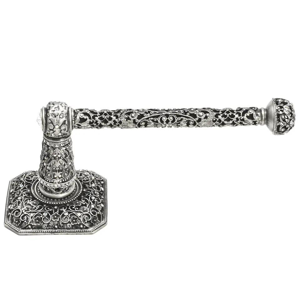 satin toilet paper holder