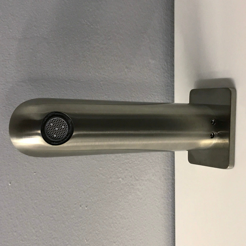 brushed nickel spout
