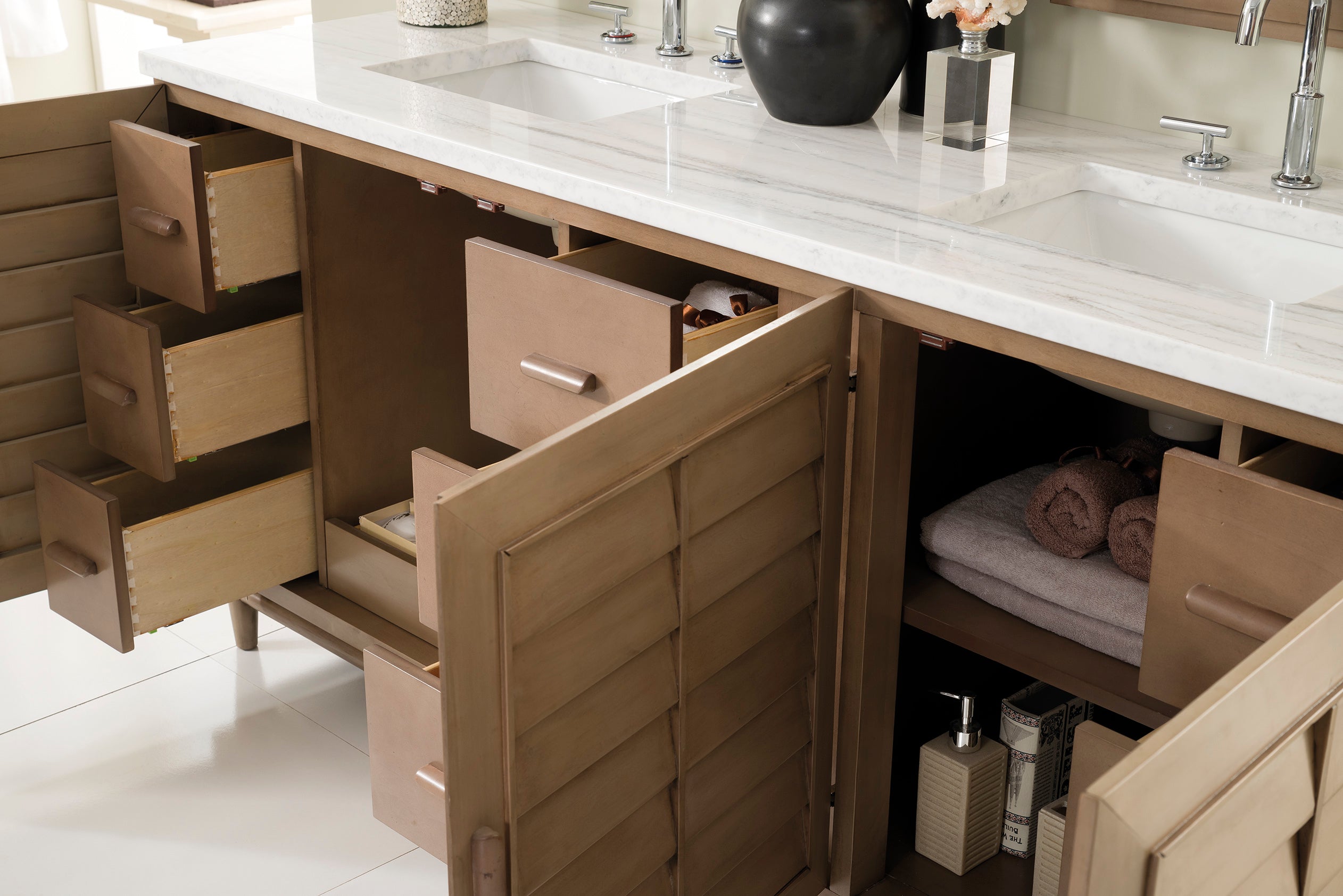 arctic fall solid surface top vanity