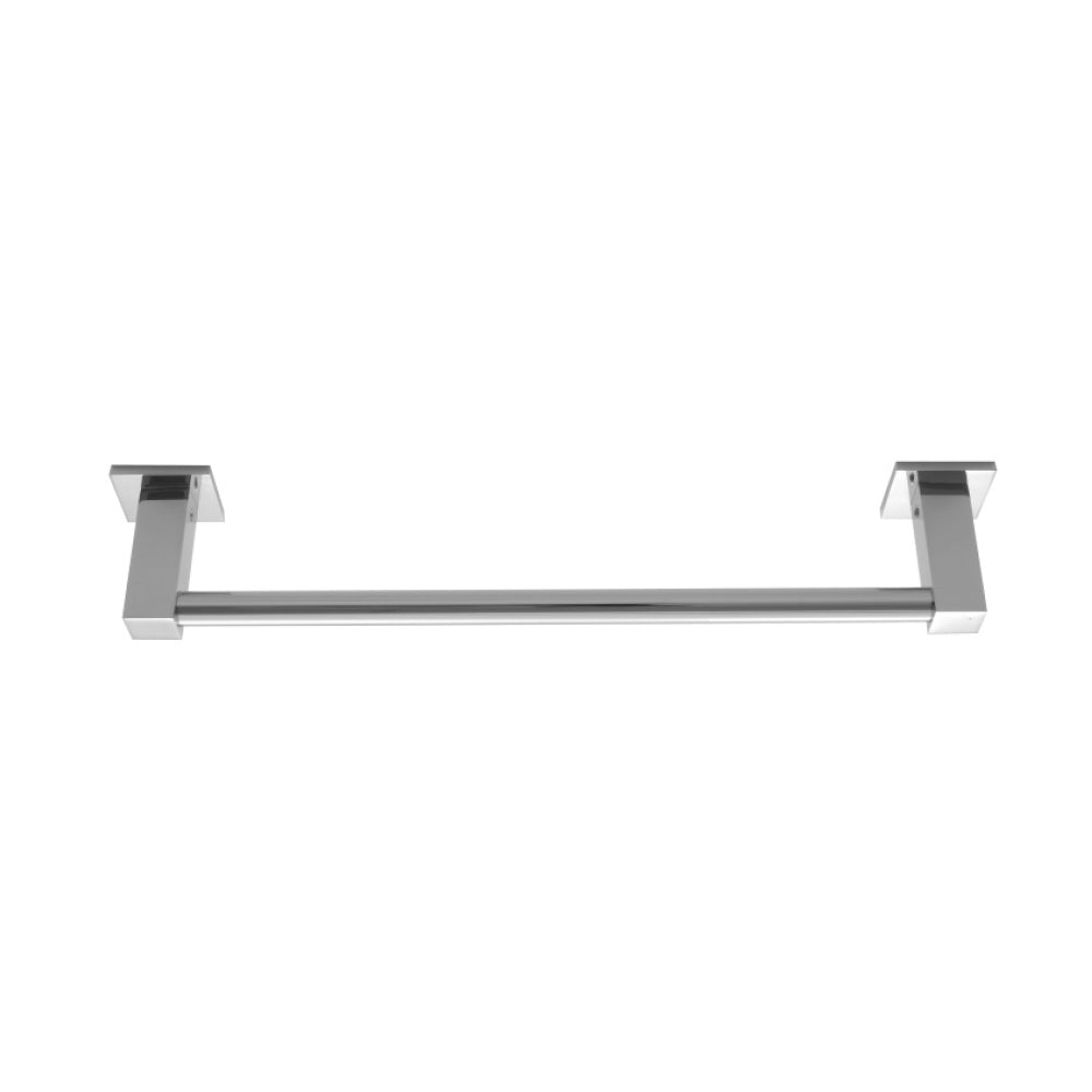 polished chrome towel bar