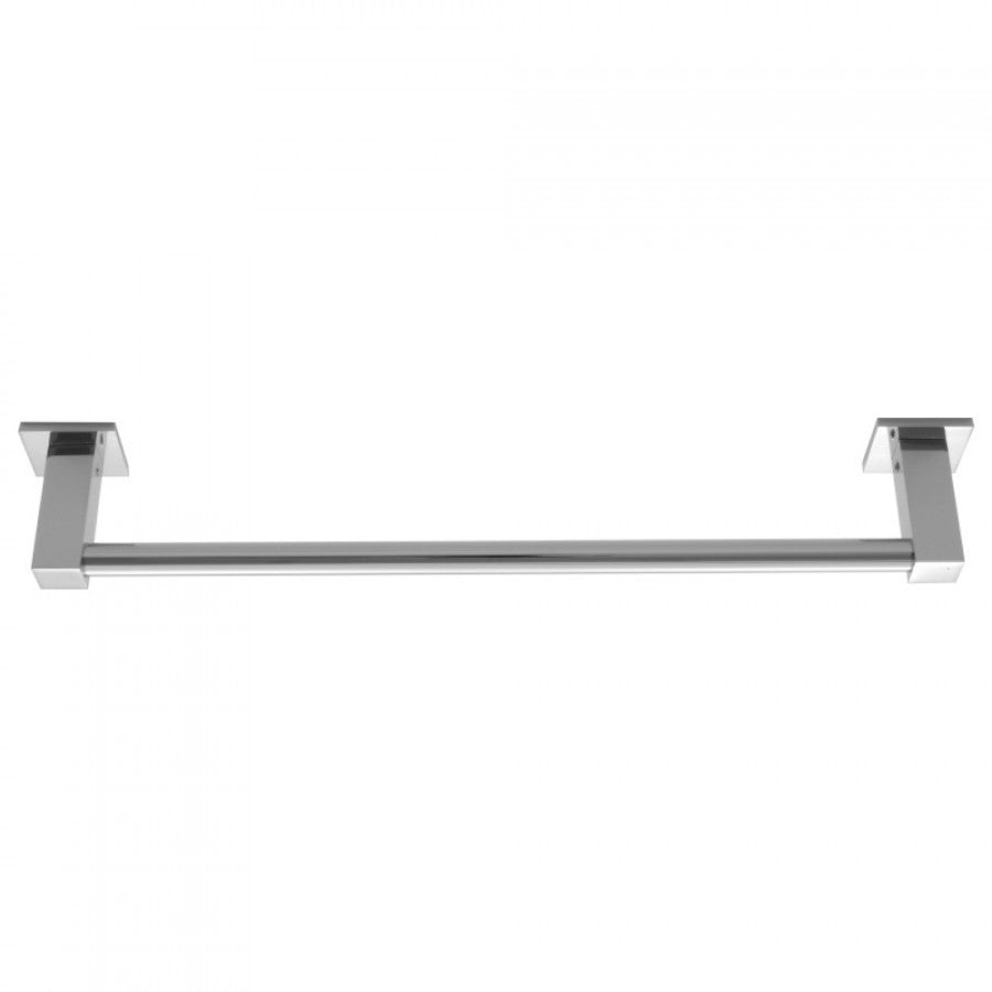 polished chrome towel bar