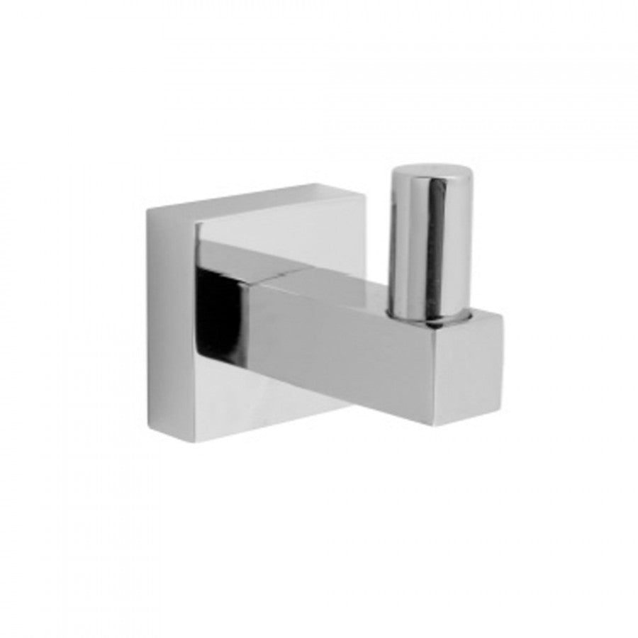 polished chrome robe hook