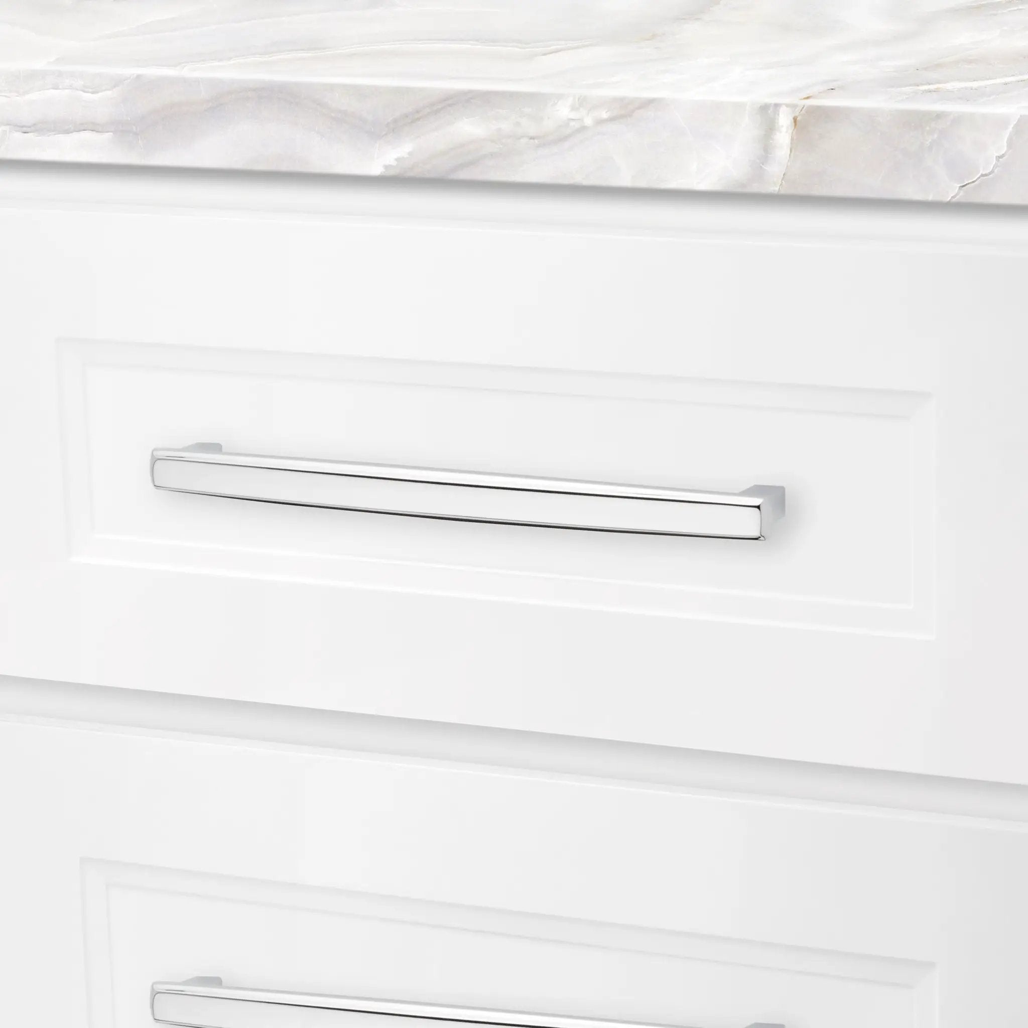 polished chrome pull