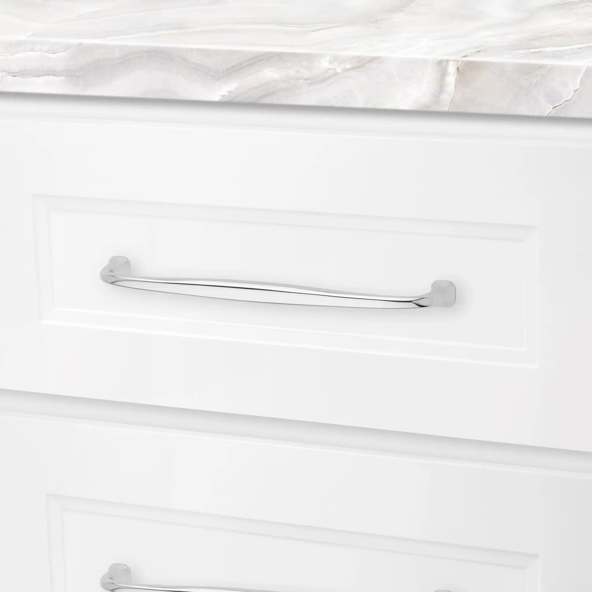 polished chrome pull