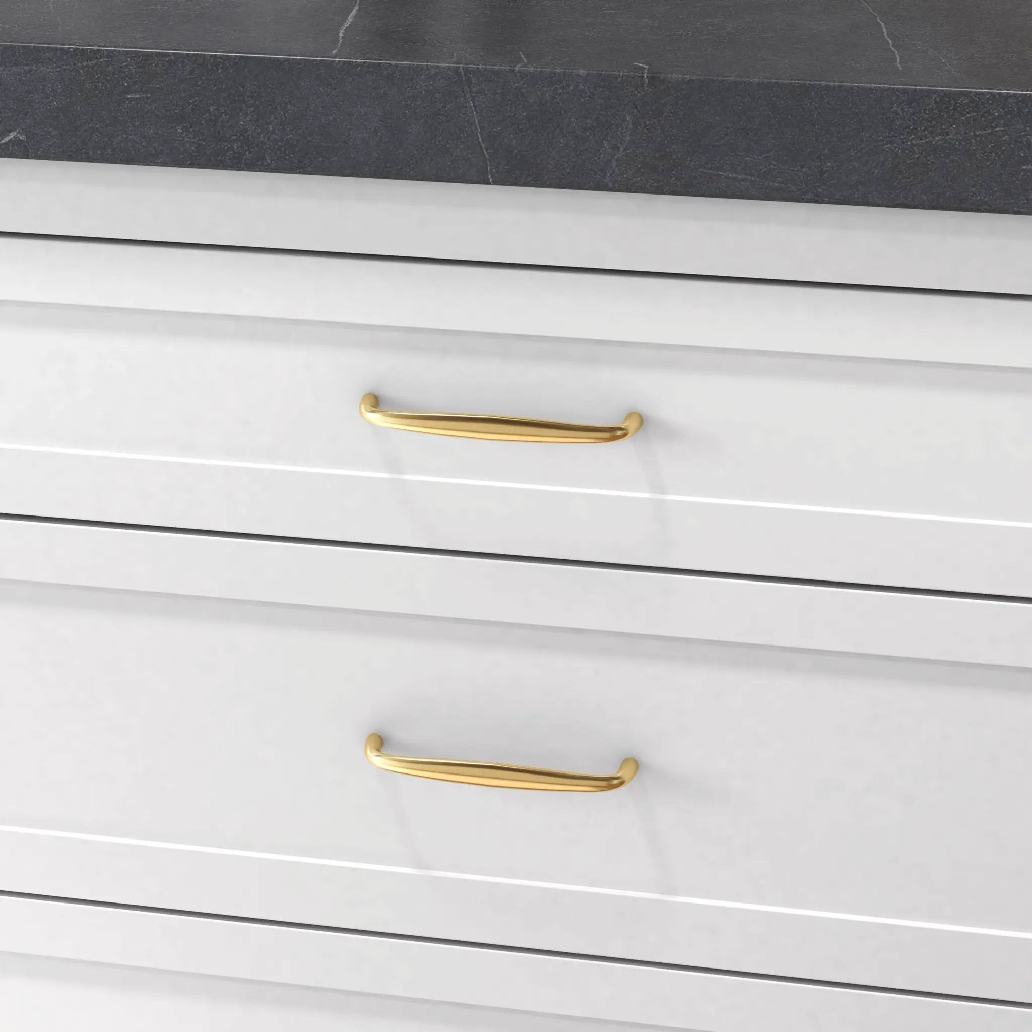 polished brass pull