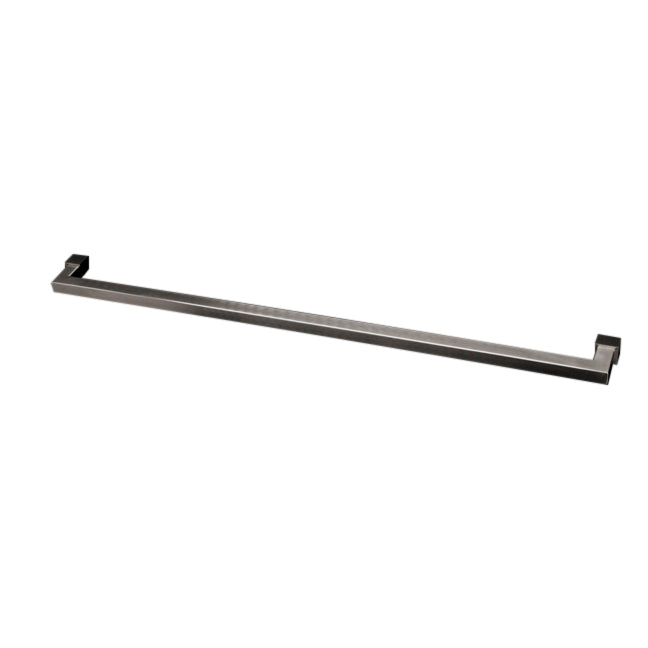 polished stainless steel towel bar