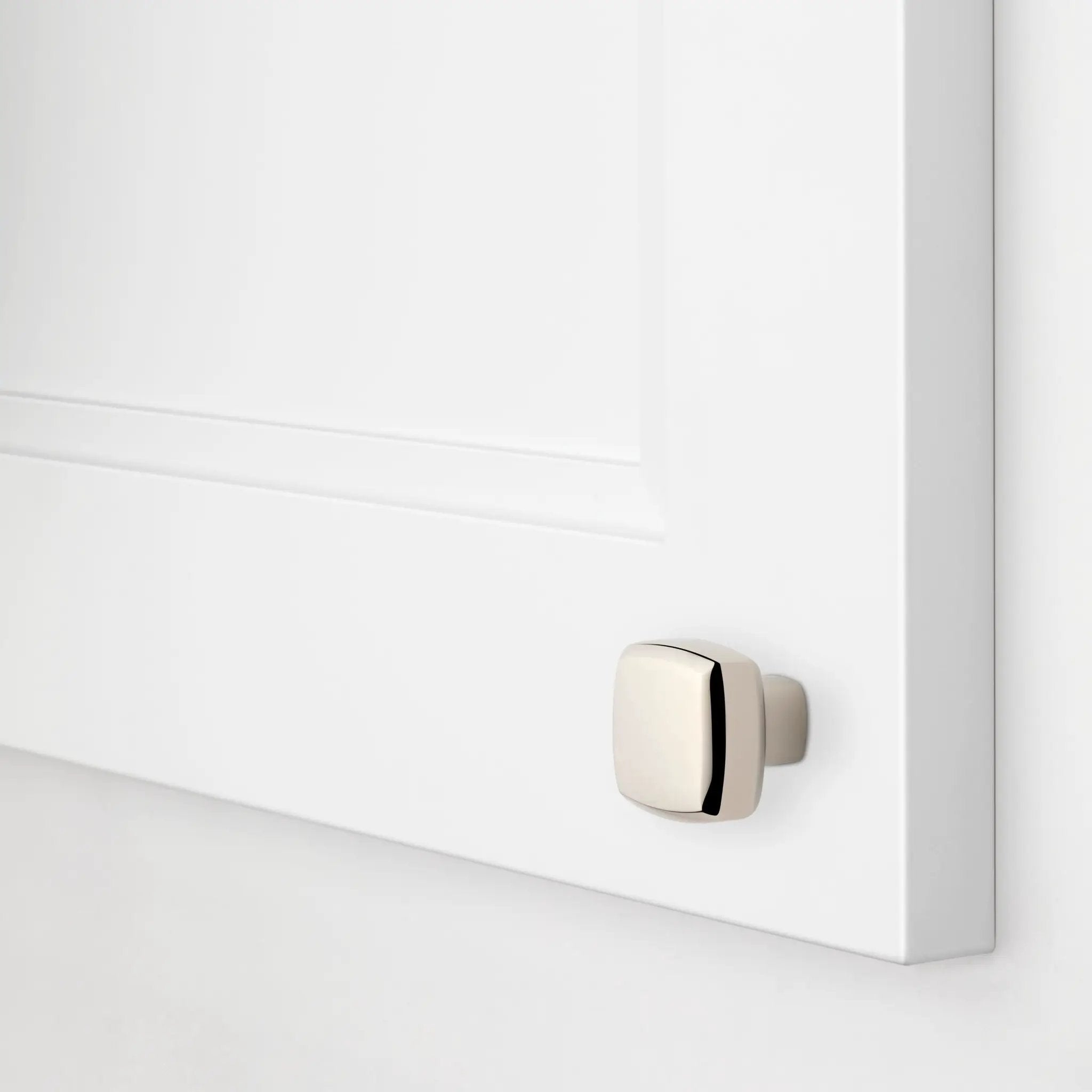 polished nickel knob
