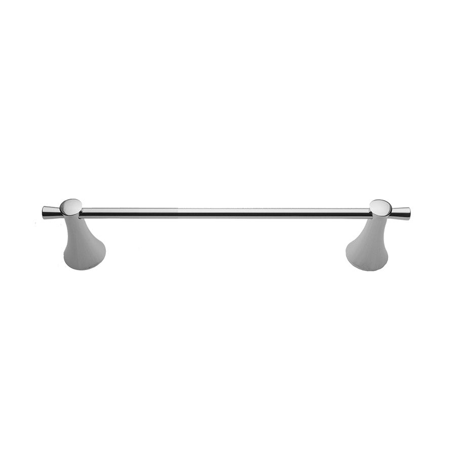 polished chrome towel bar