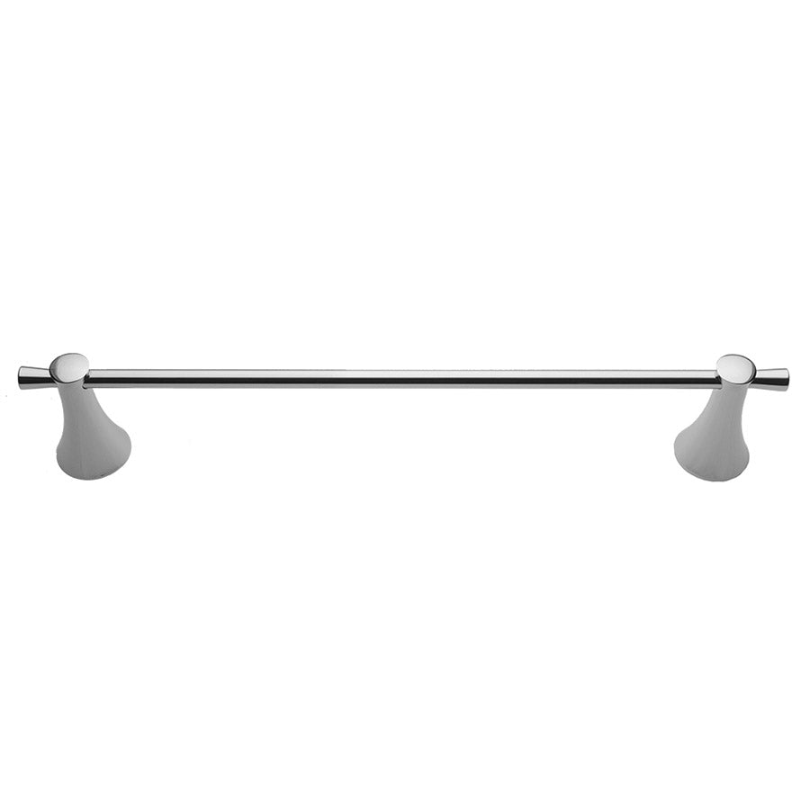 polished chrome towel bar