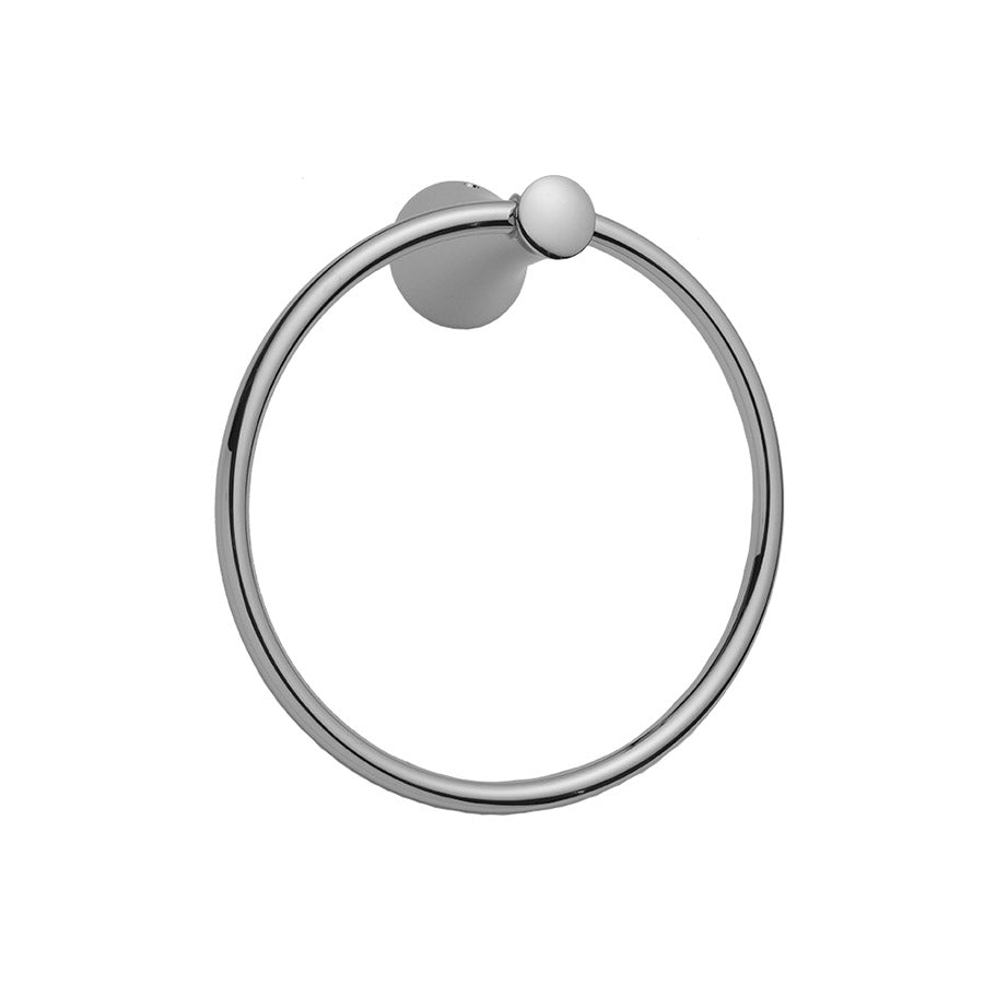 polished chrome towel ring