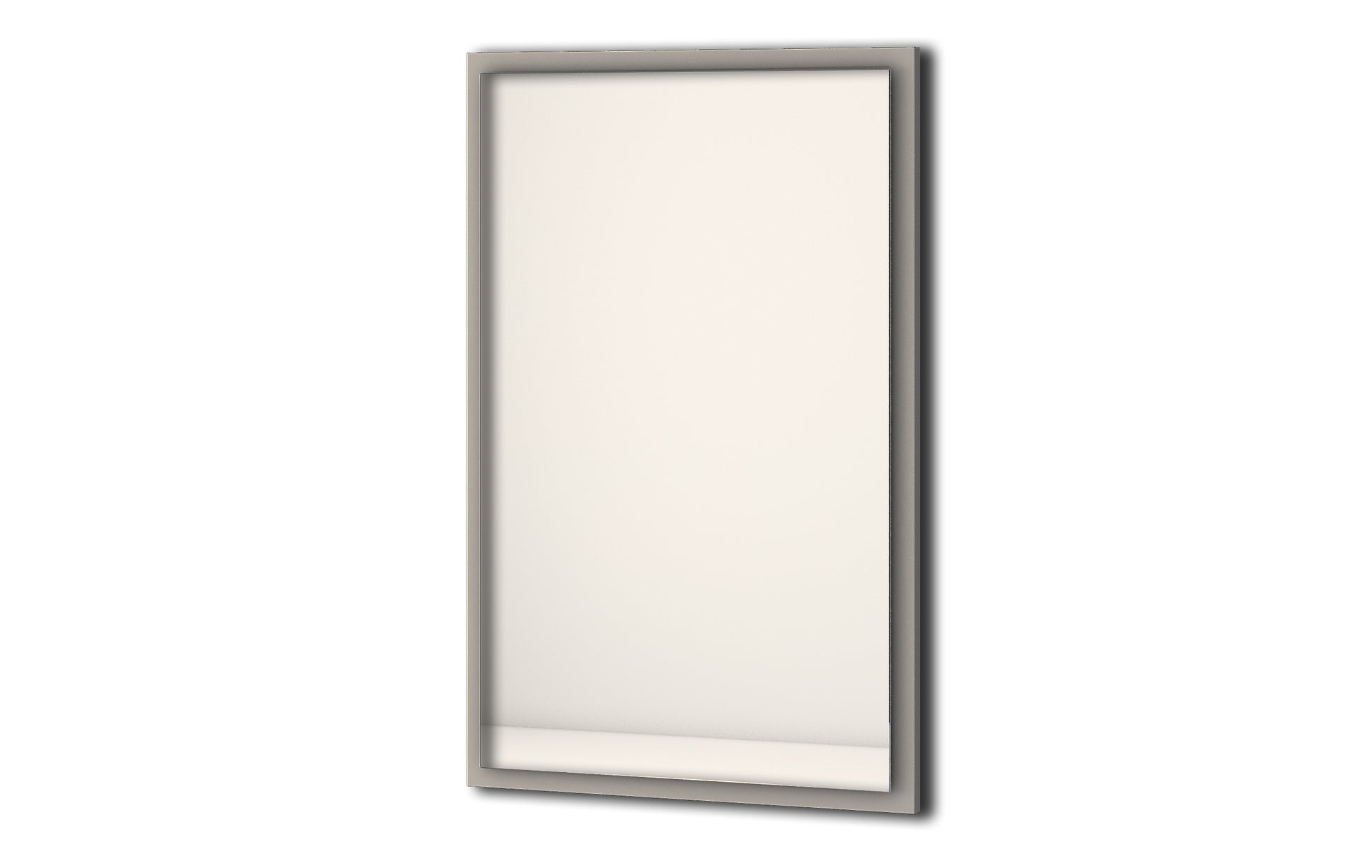 grey matte mirror