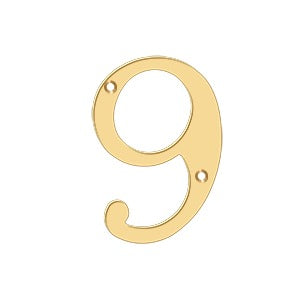 pvd polished brass numbers