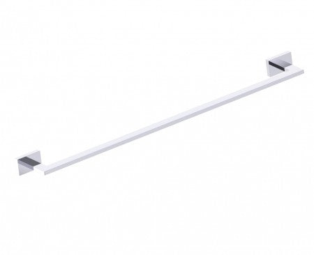 polished chrome towel bar