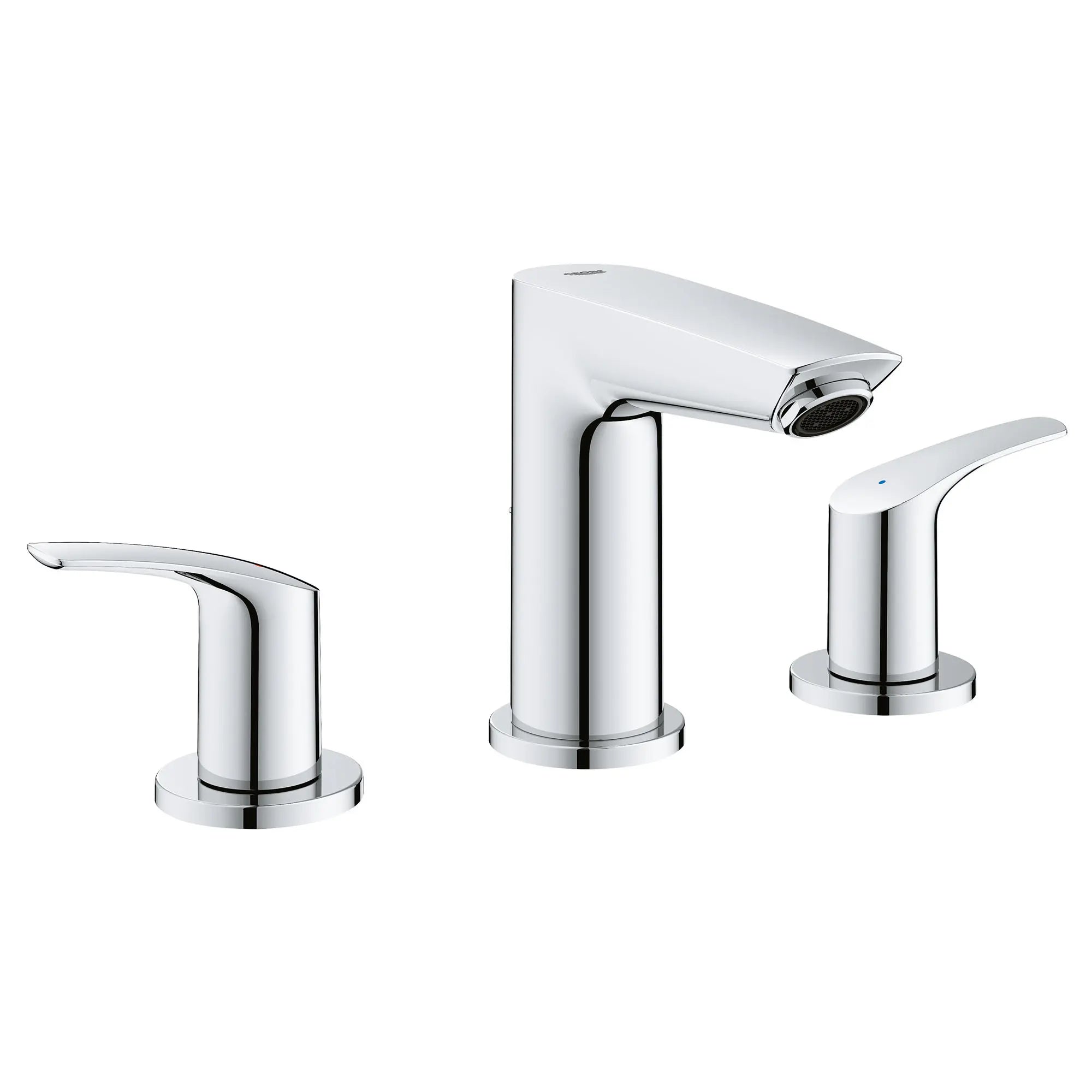 chrome bathroom faucet