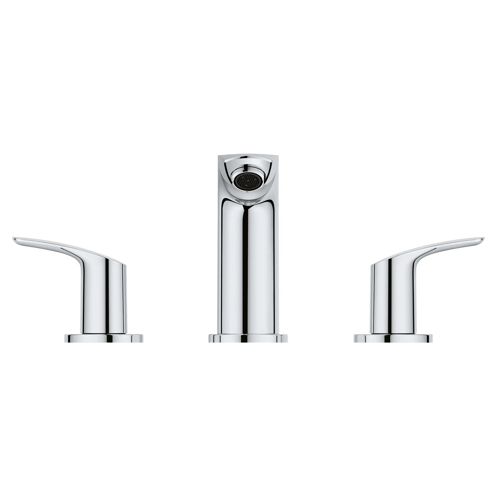 chrome bathroom faucet