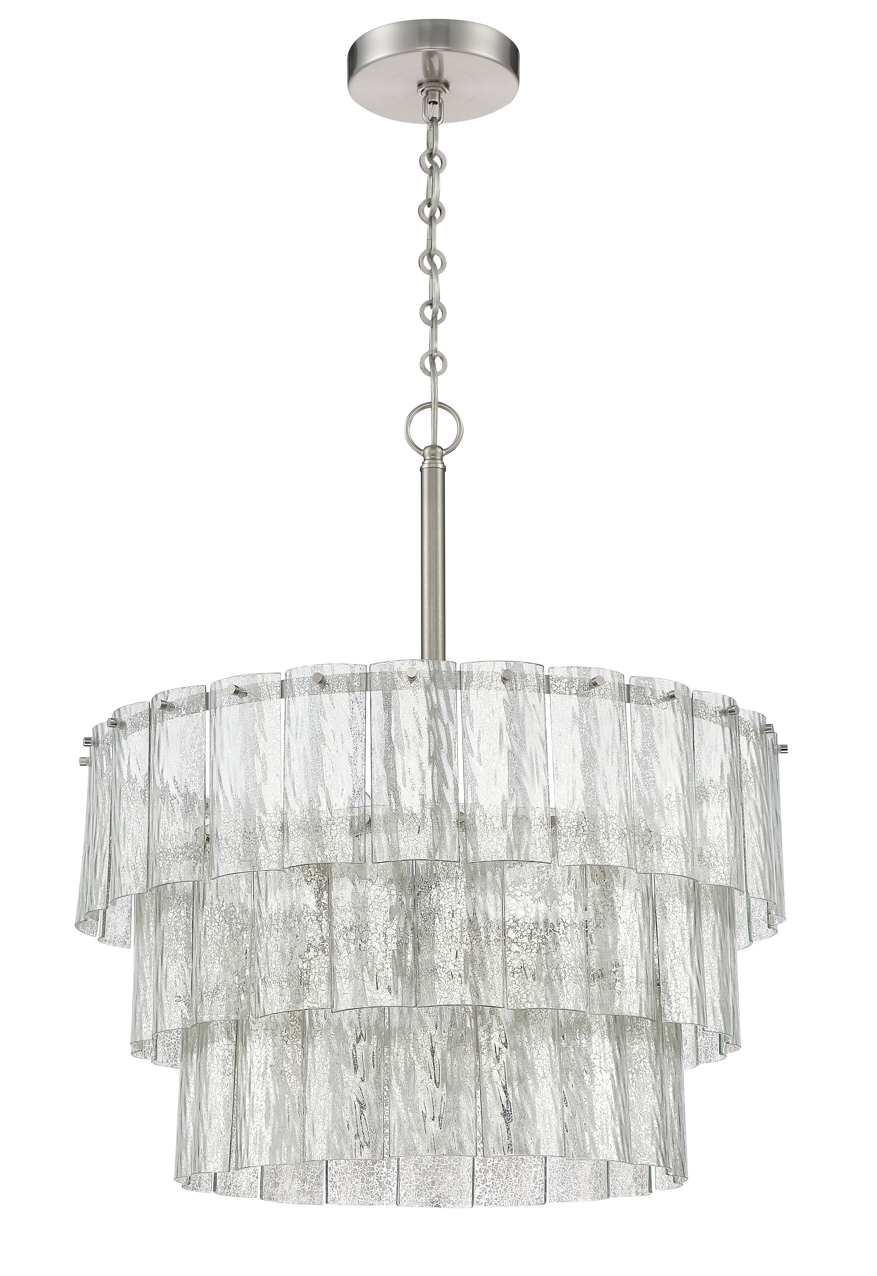 brushed polished nickel pendants