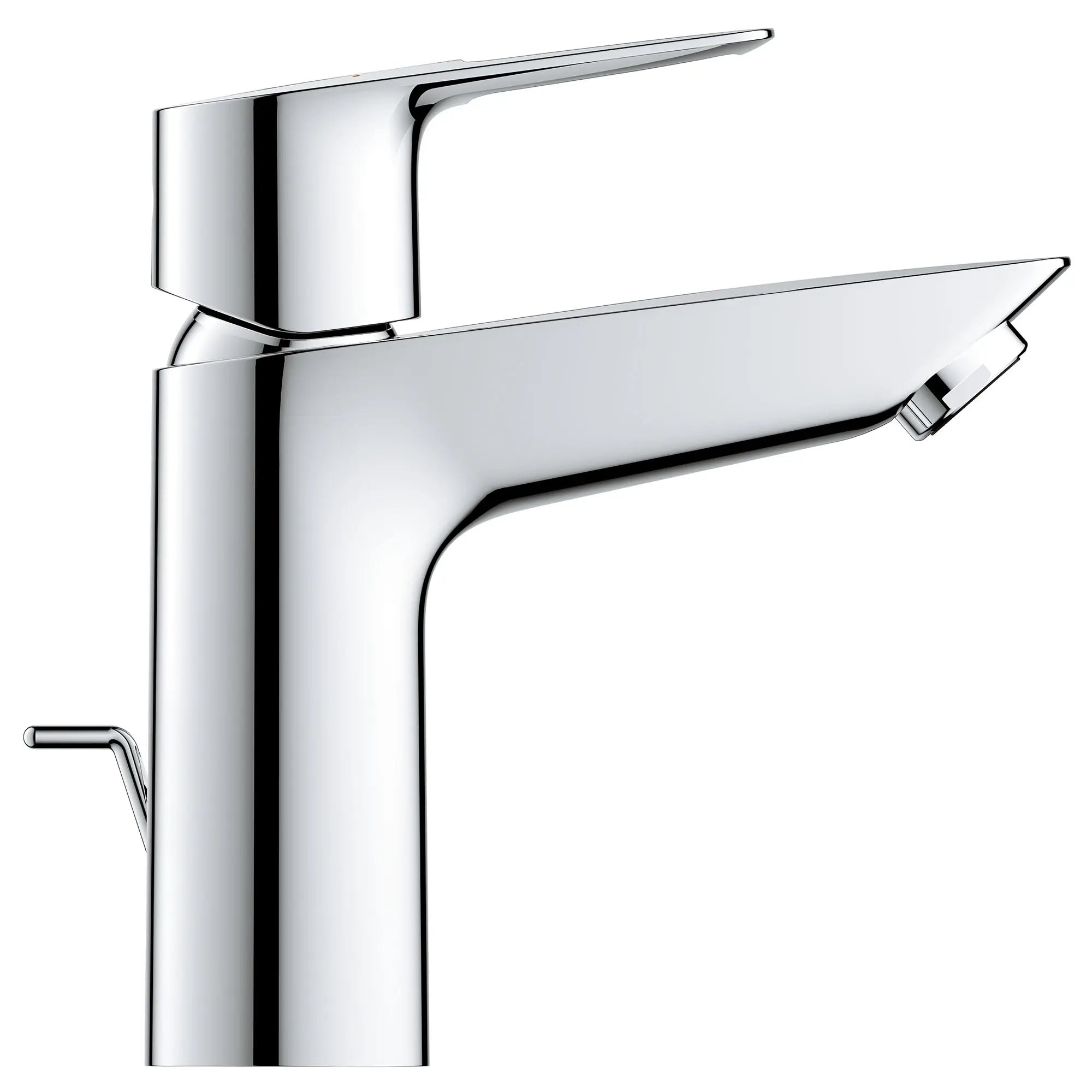 chrome bathroom faucet