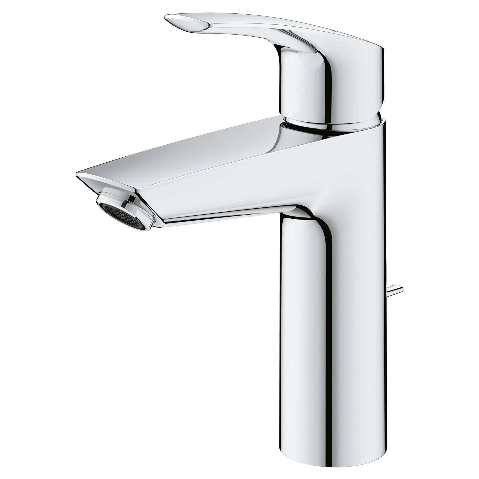 chrome bathroom faucet
