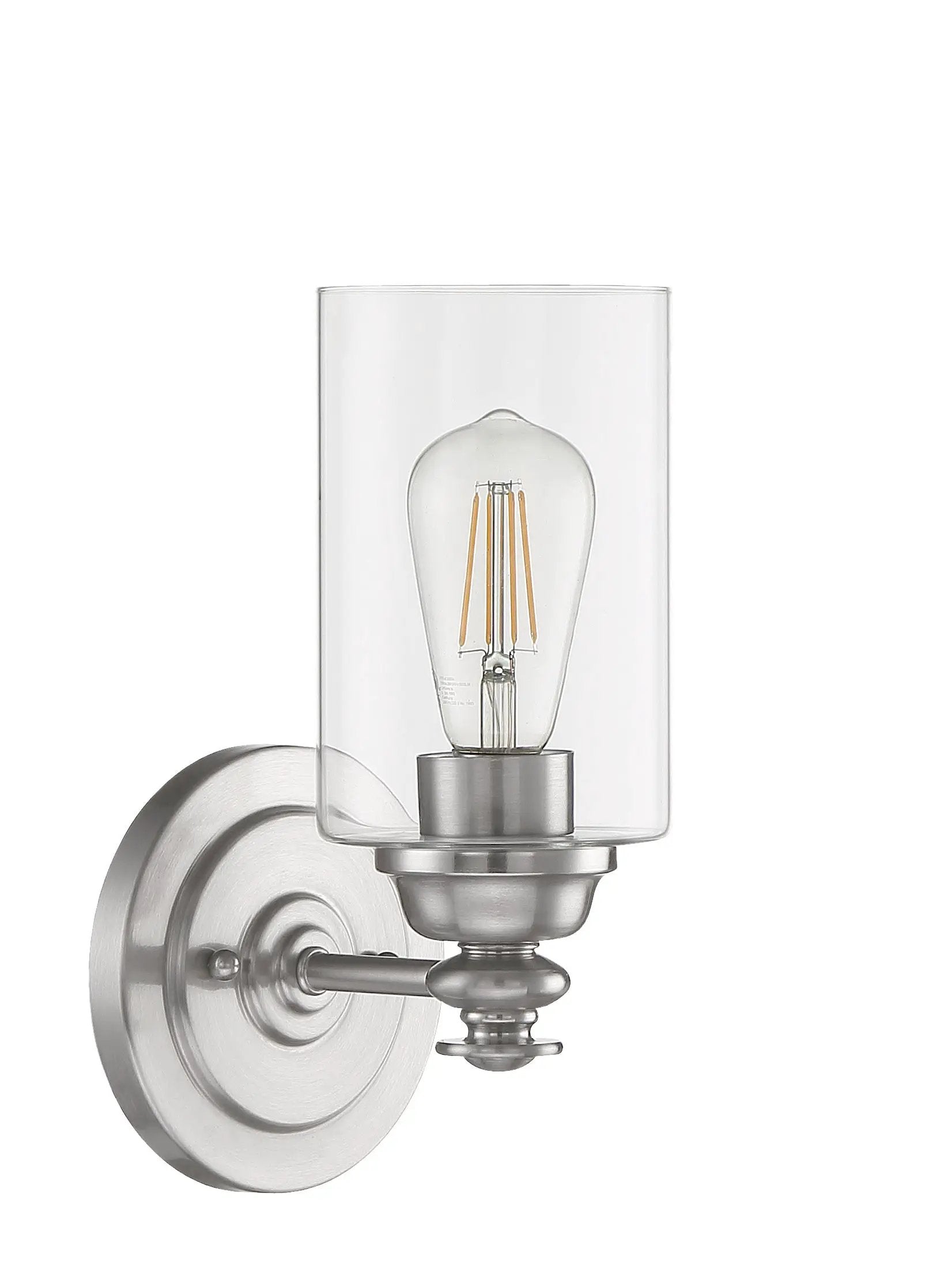 brushed polished nickel wall sconces