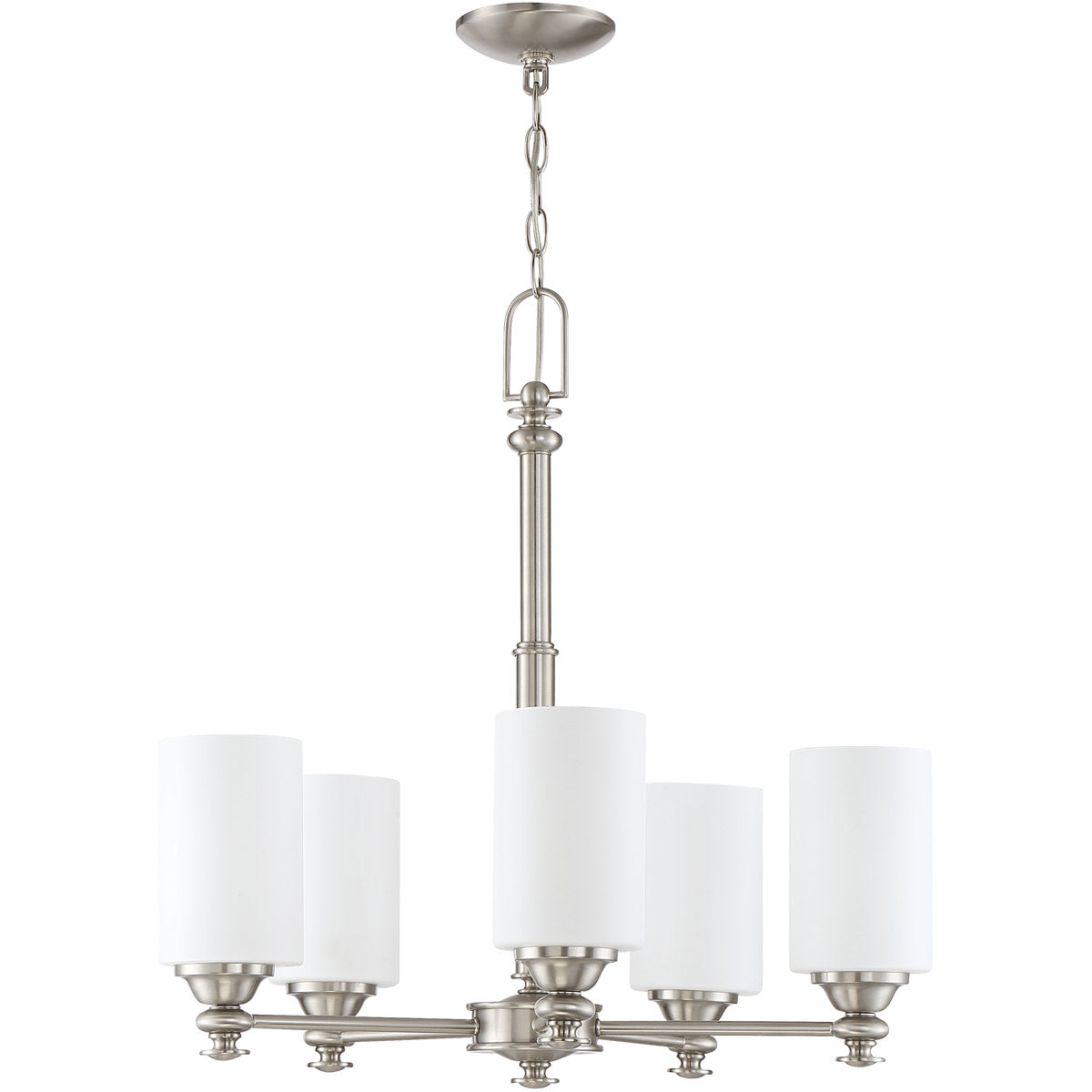 brushed polished nickel chandeliers