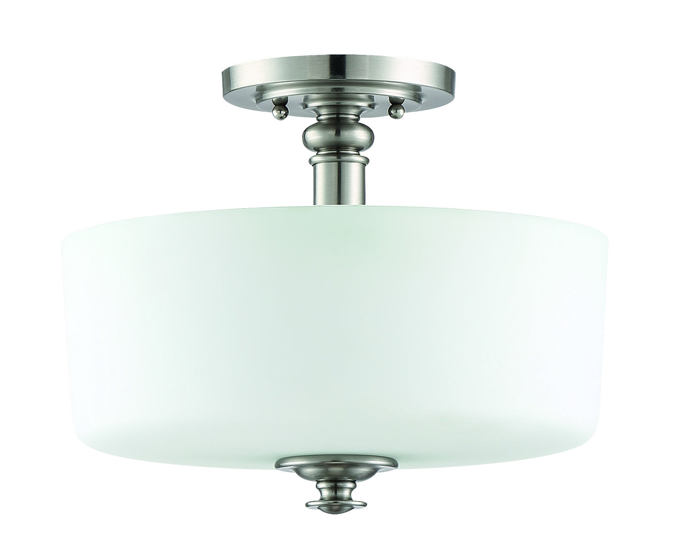 brushed polished nickel ceiling mount