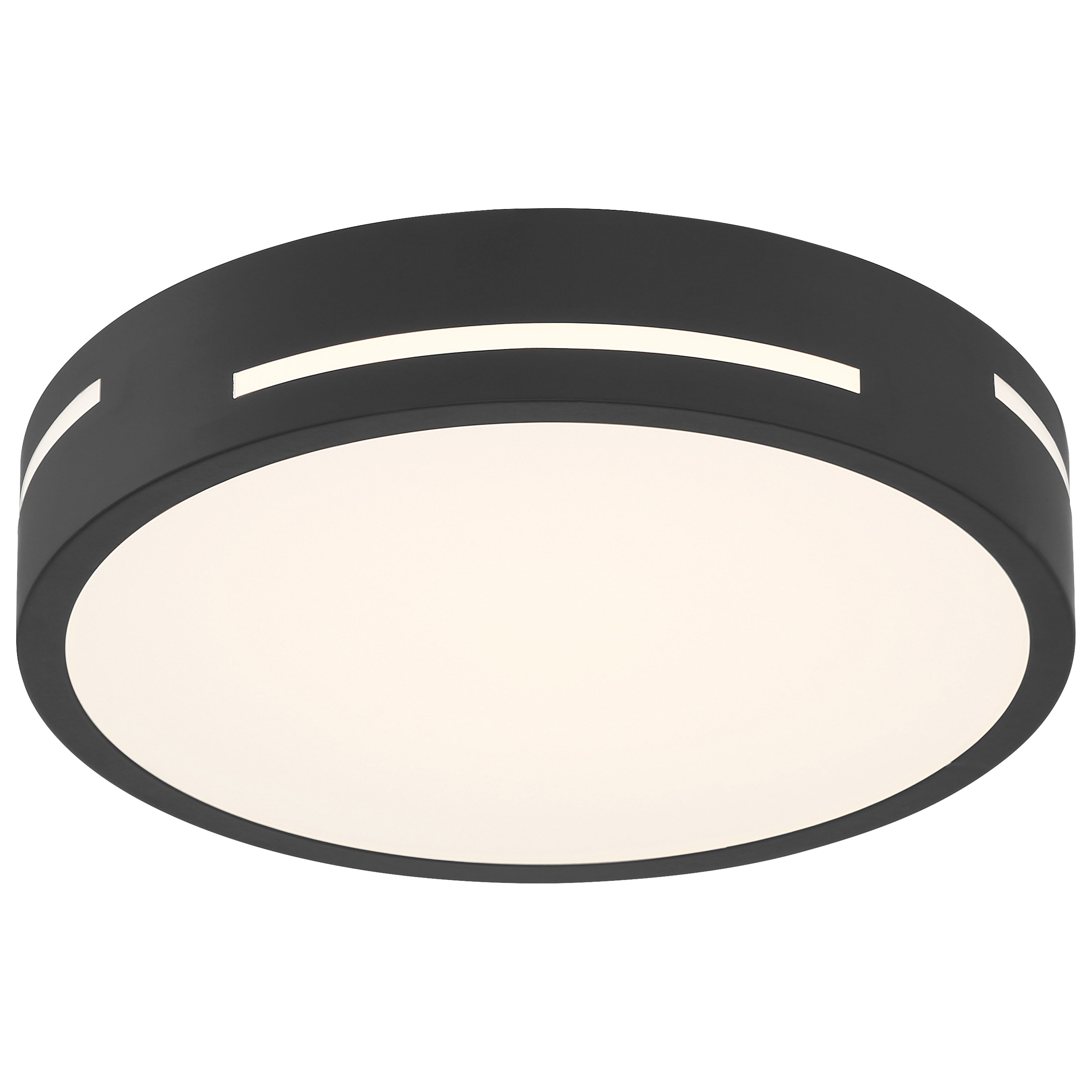 matte black led flush mount