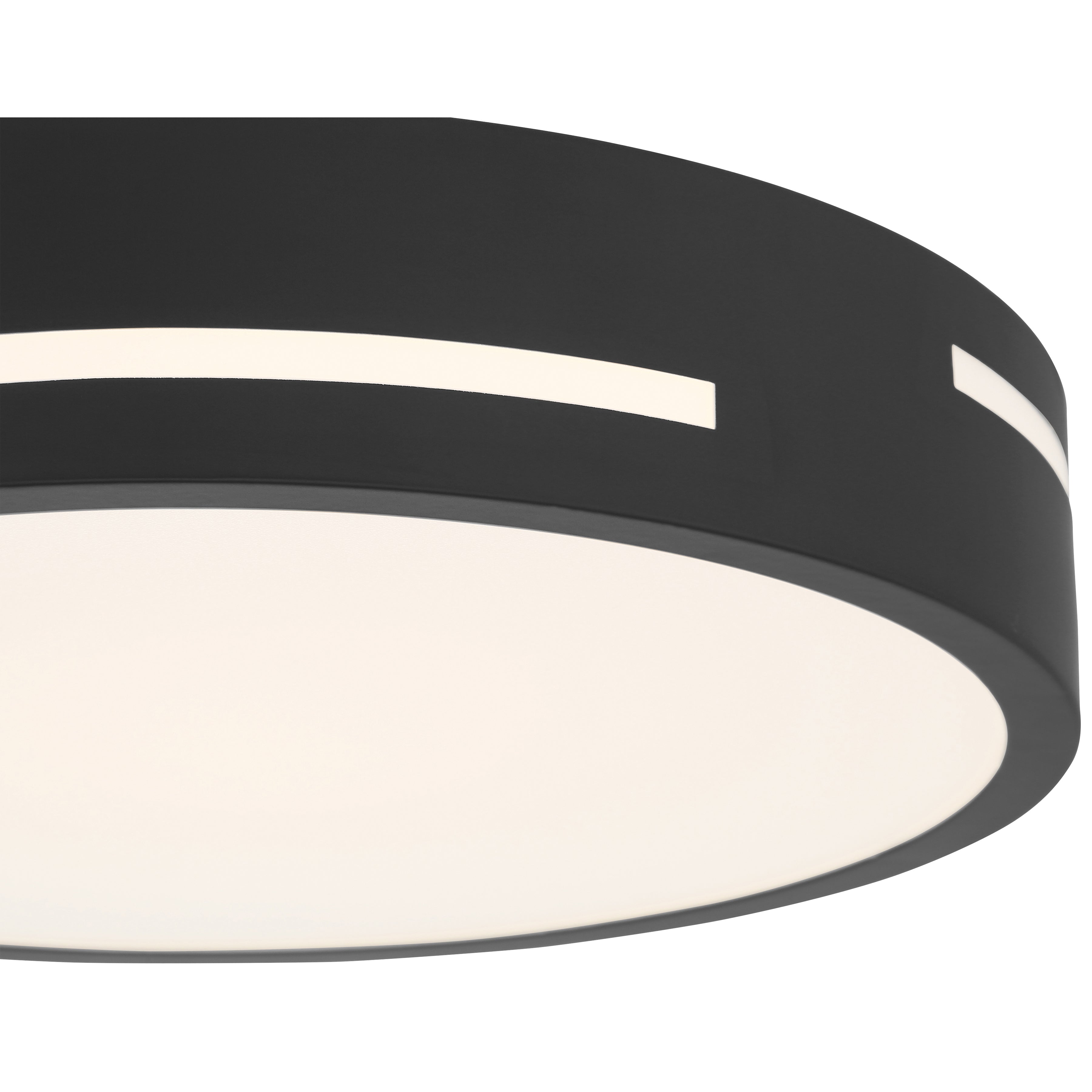 matte black led flush mount