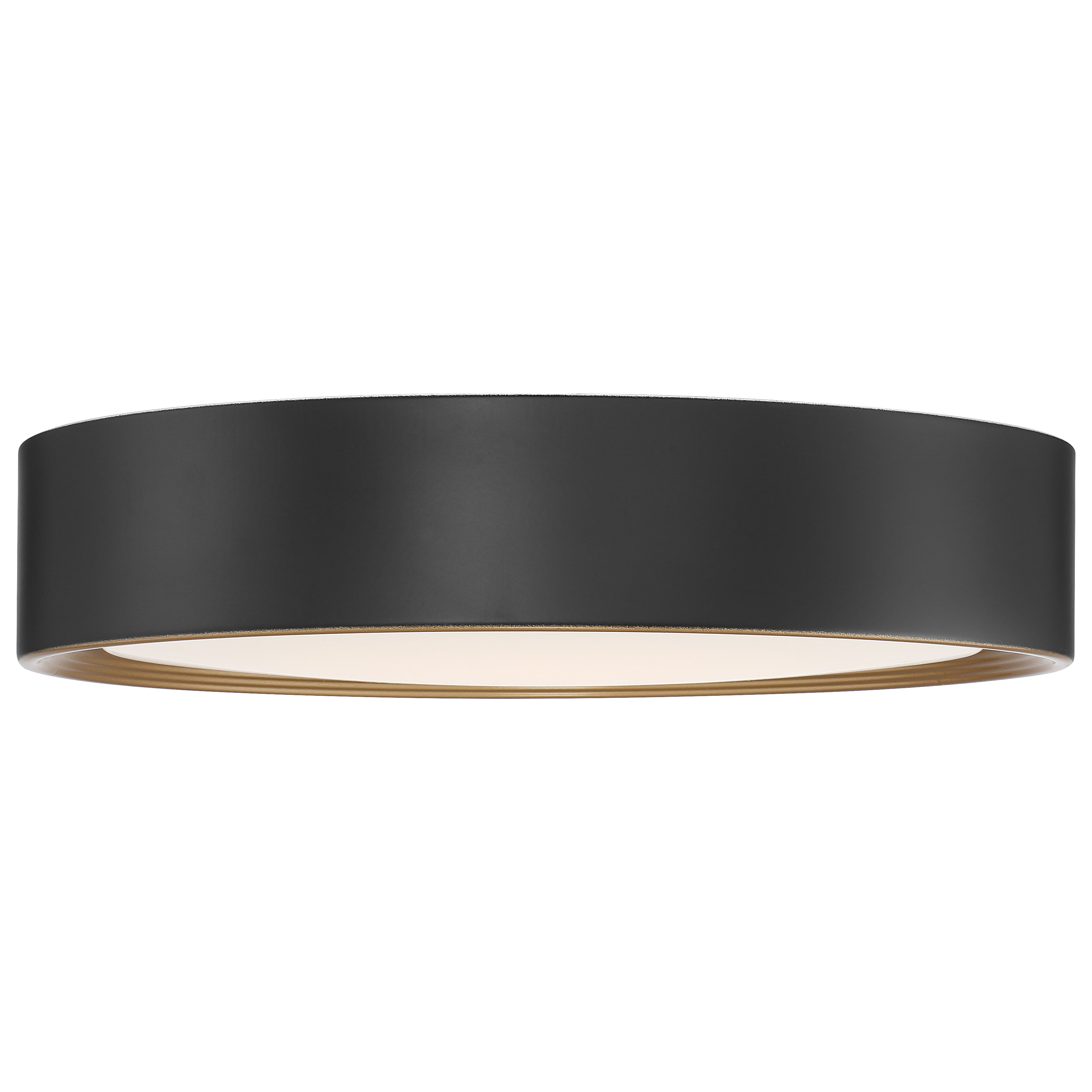 matte black led flush mount