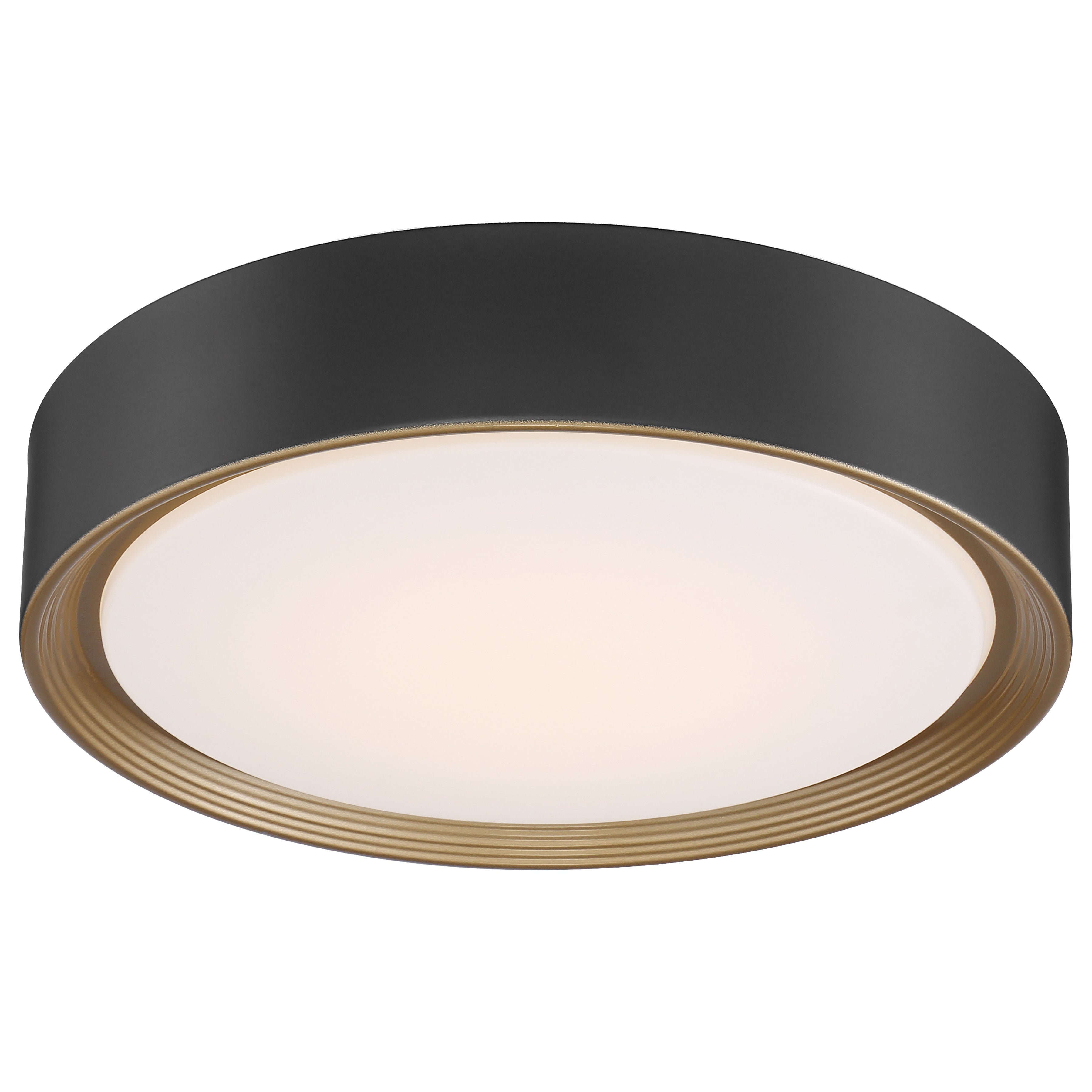 matte black led flush mount