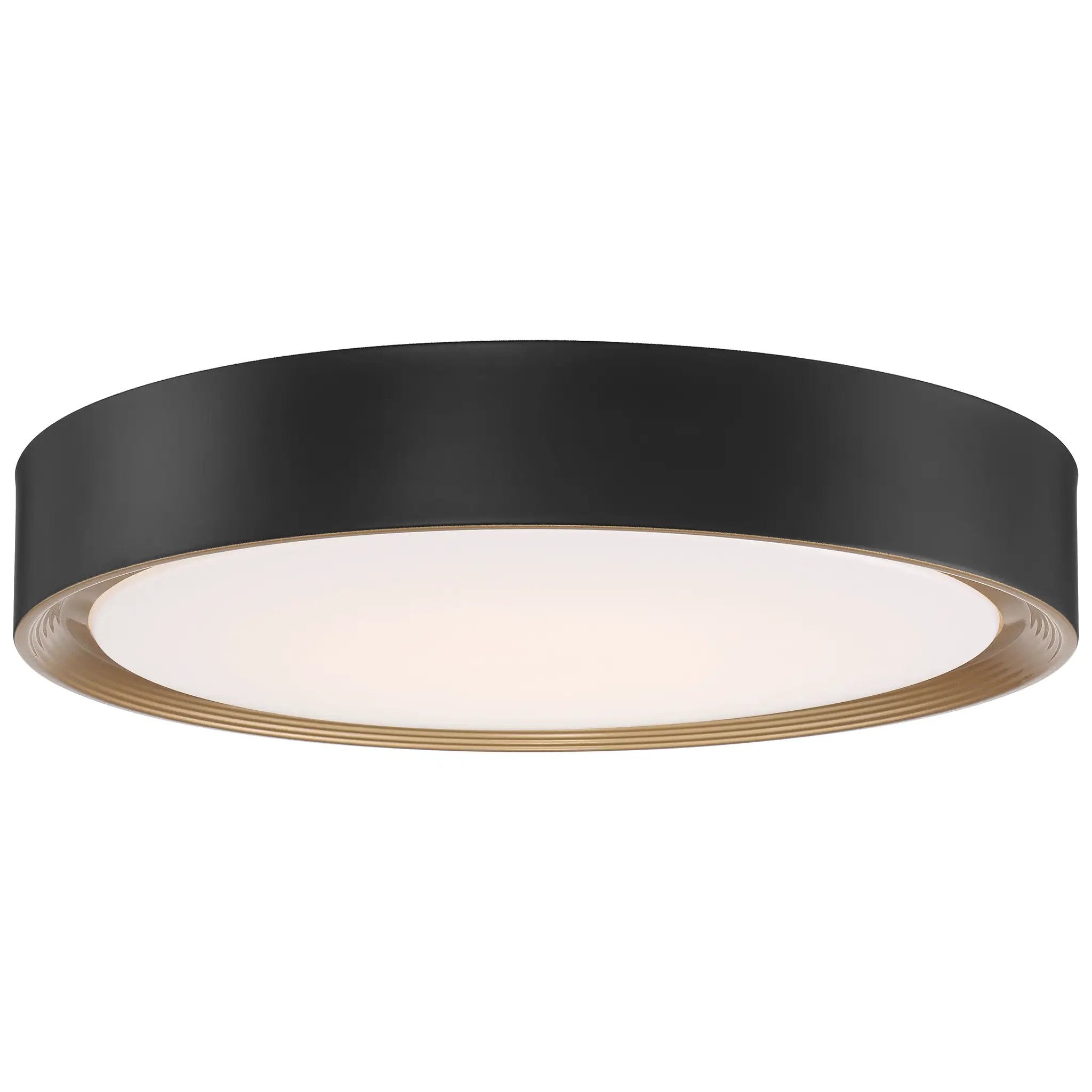 matte black led flush mount