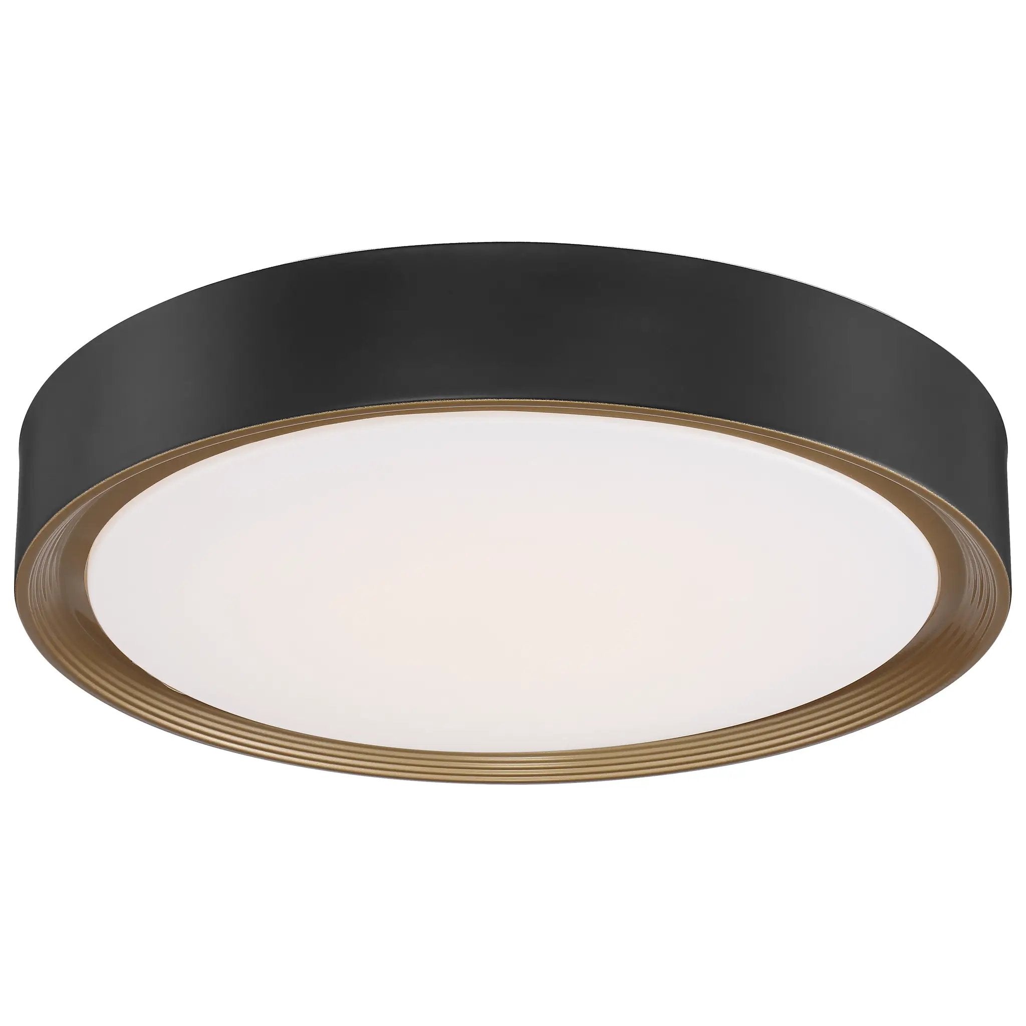 matte black led flush mount