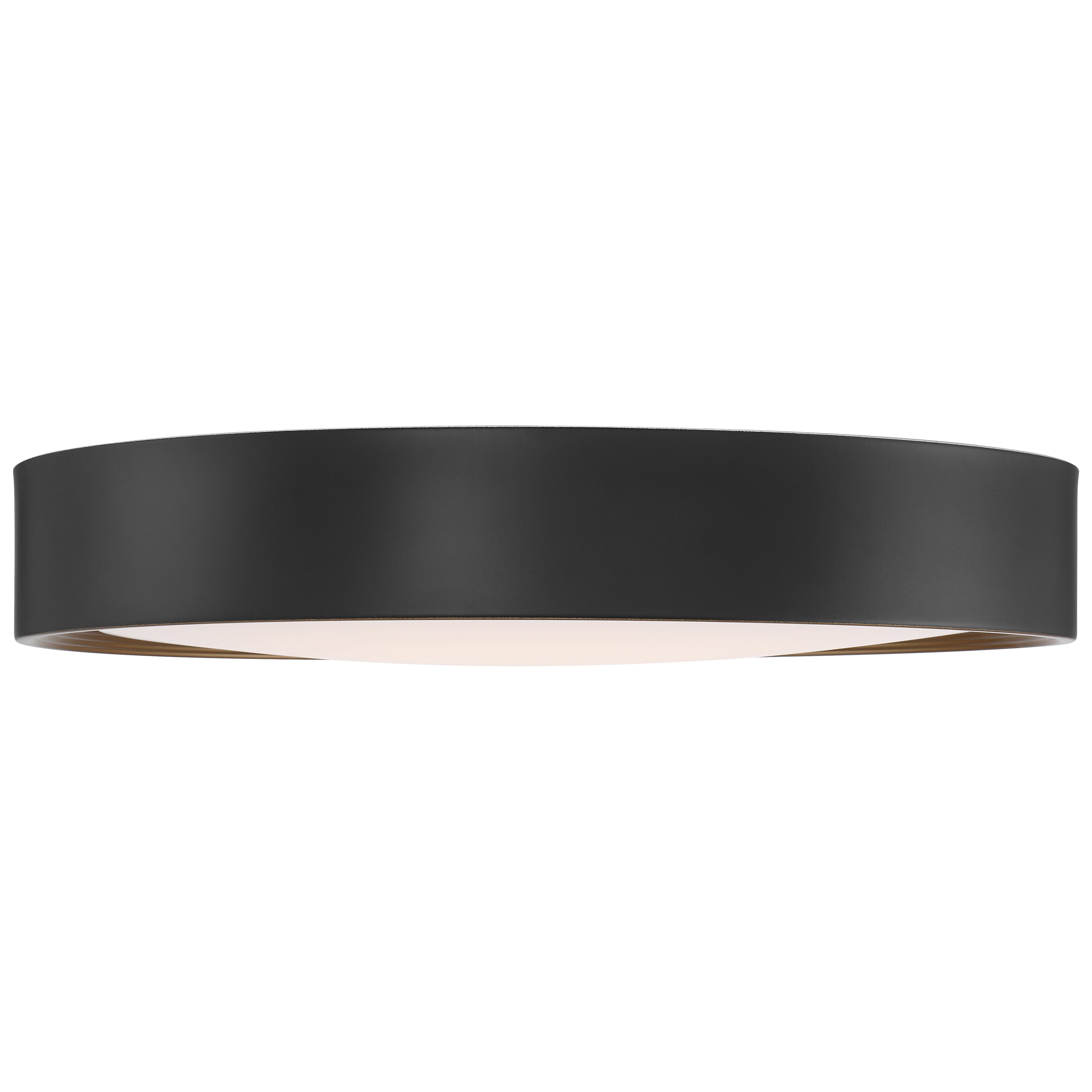 matte black led flush mount