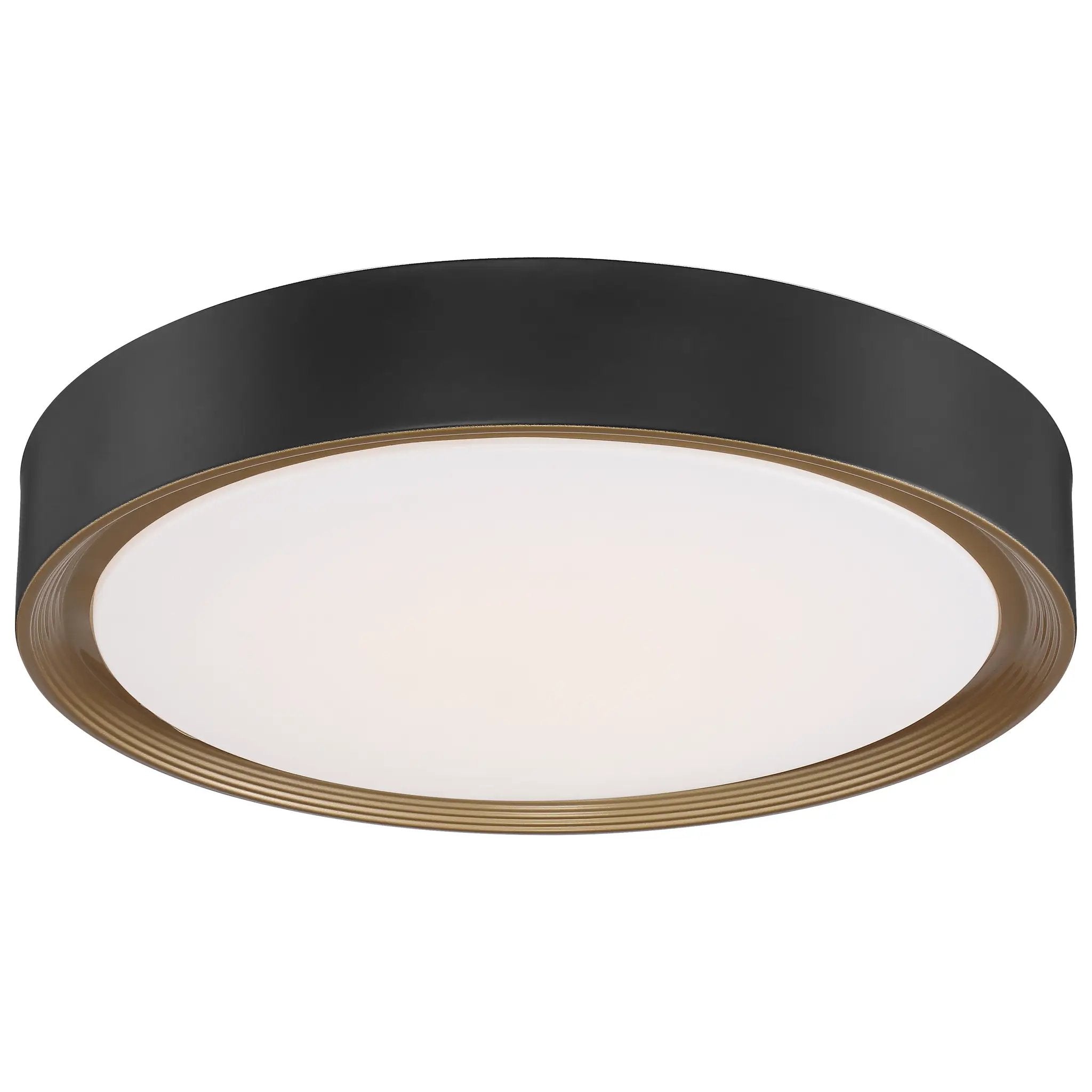 matte black led flush mount