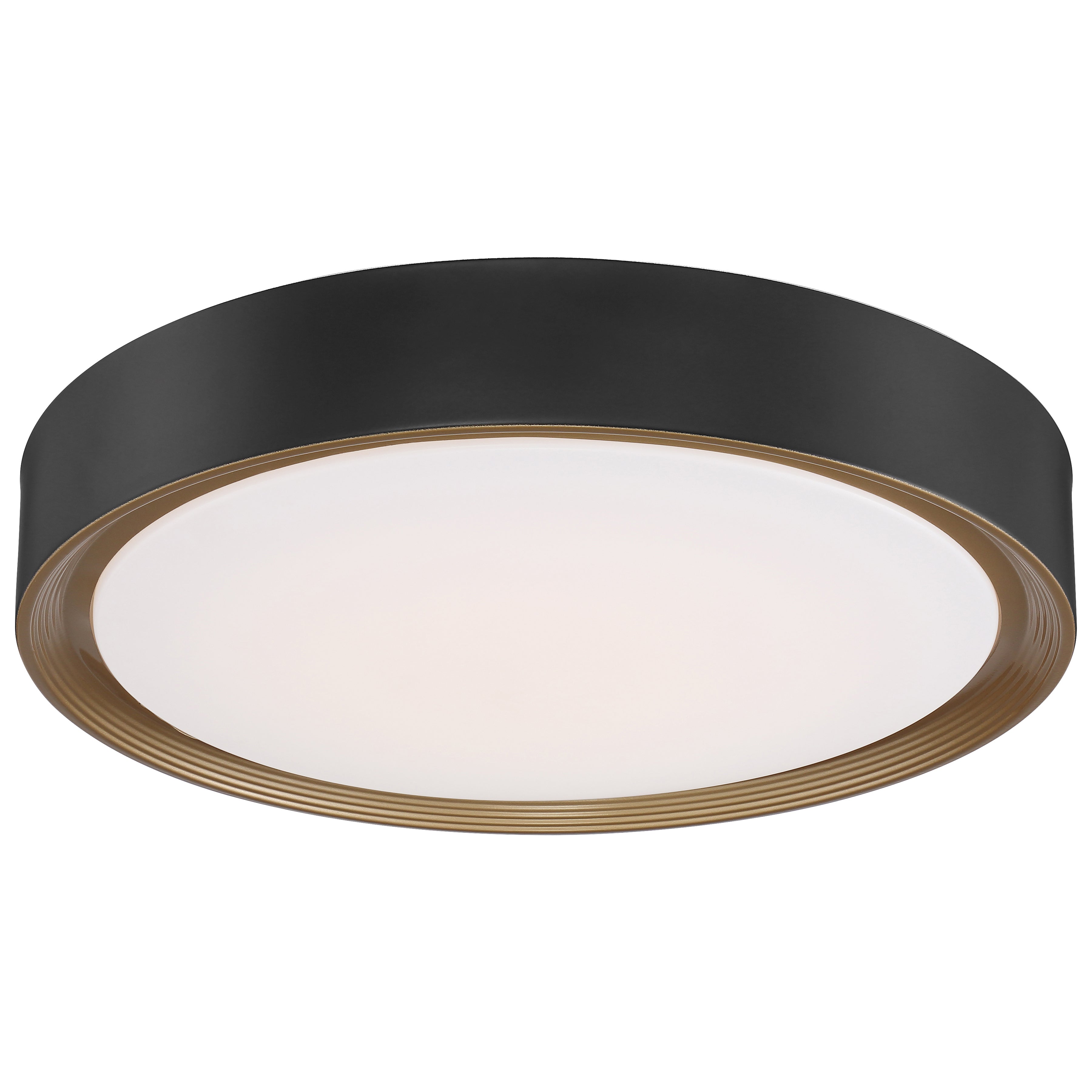 matte black led flush mount