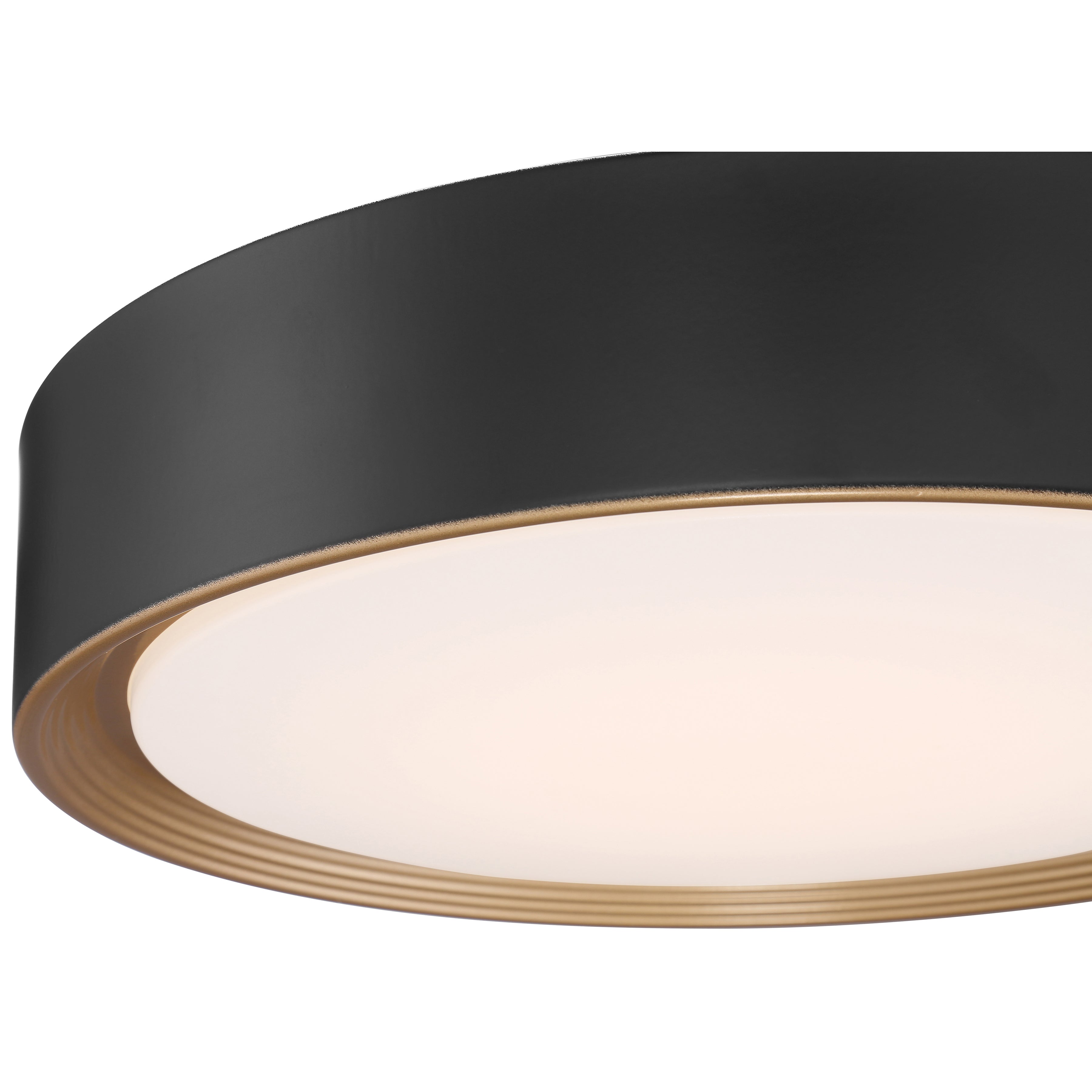 matte black led flush mount