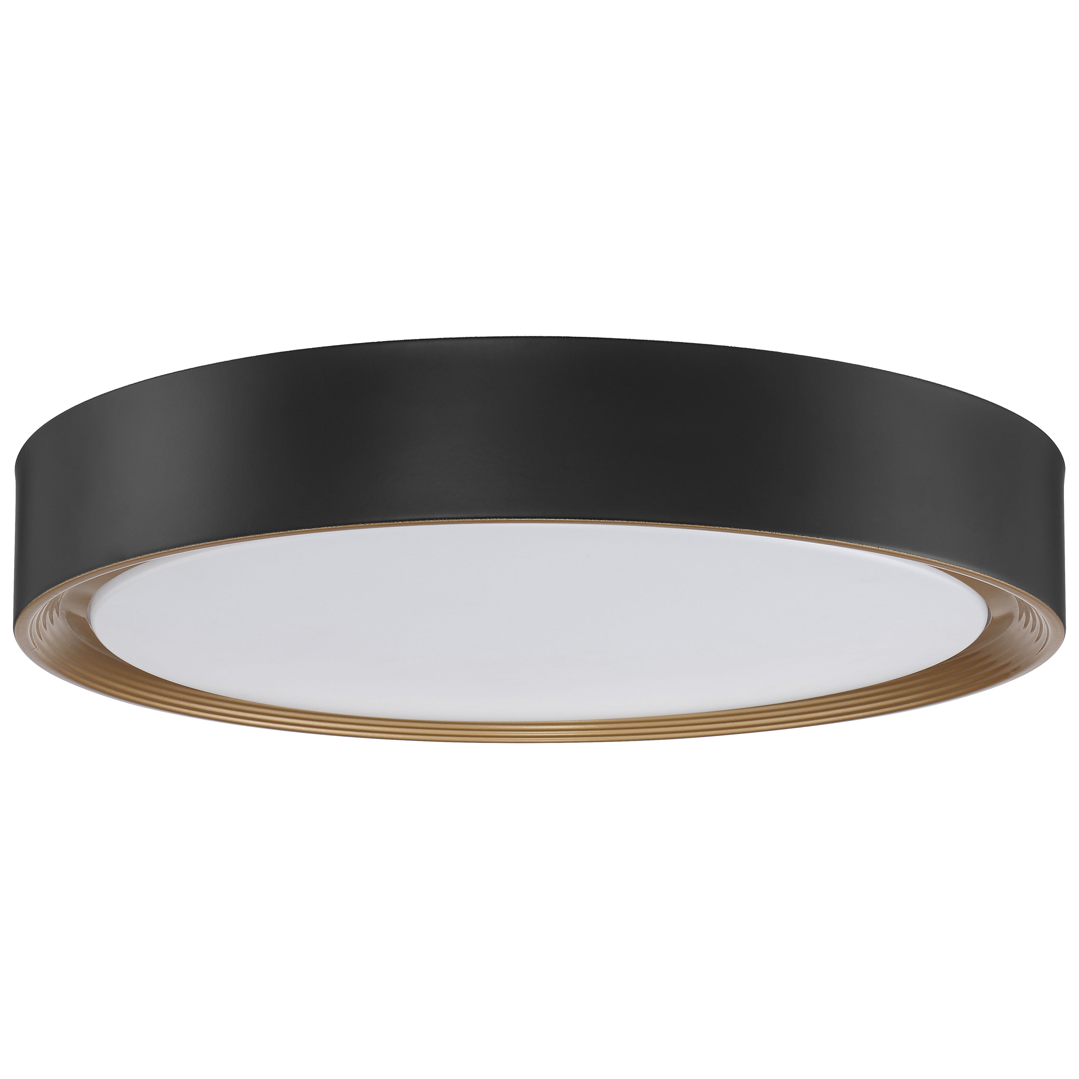 matte black led flush mount