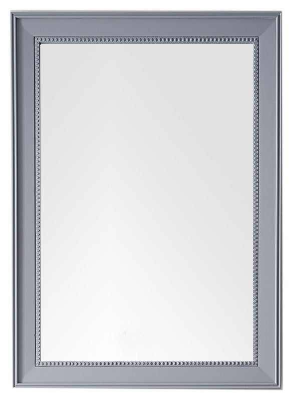 James Martin Vanities Bristol 29" Rectangular Mirror, Silver Gray