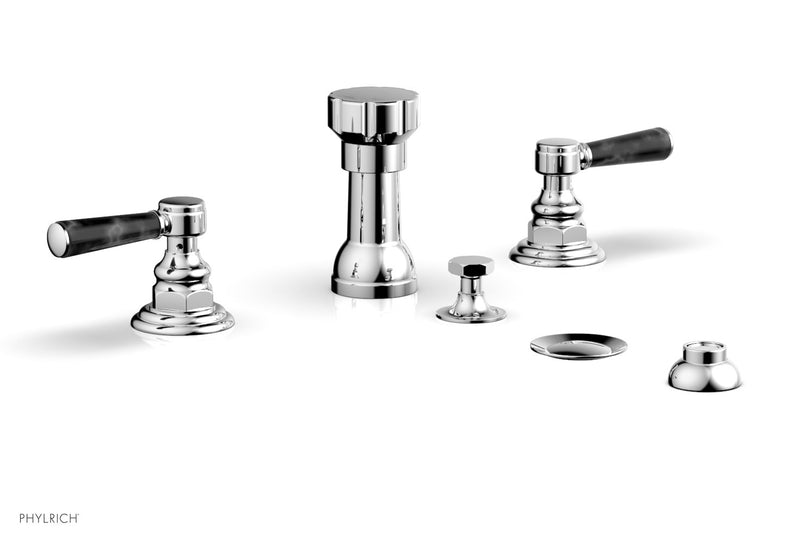 polished chrome bidet set