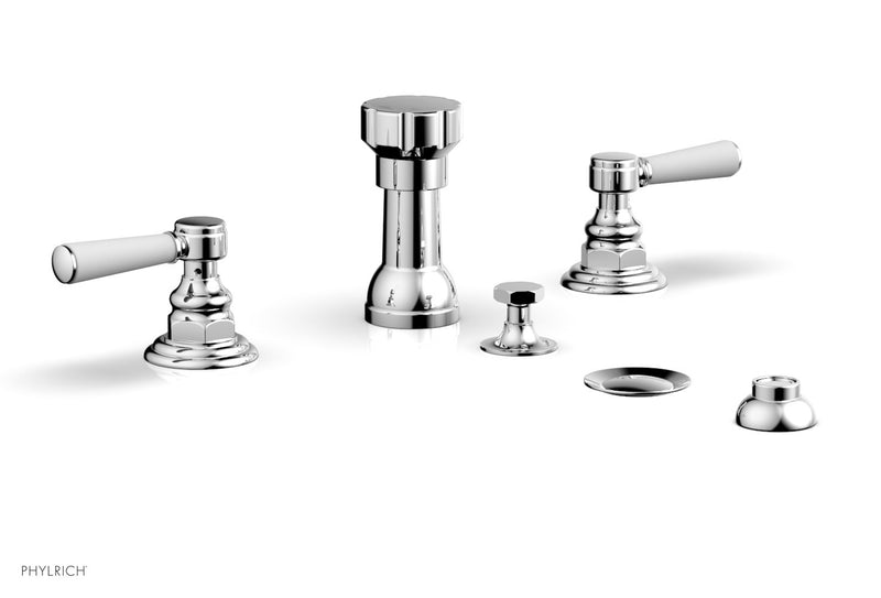 polished chrome bidet set