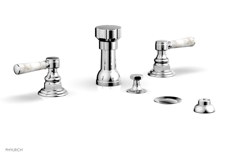 polished chrome bidet set