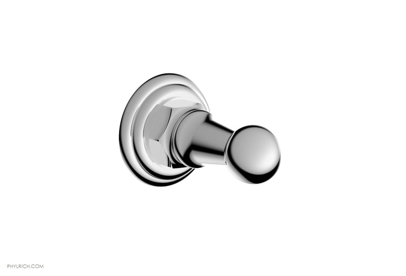 polished chrome robe hook