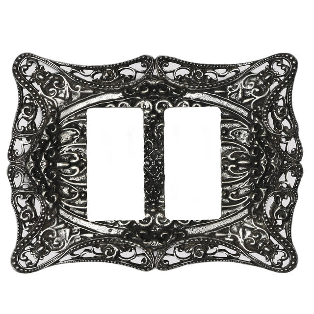 Carpe Diem Acanthus Double Rocker/GFI Switchplate